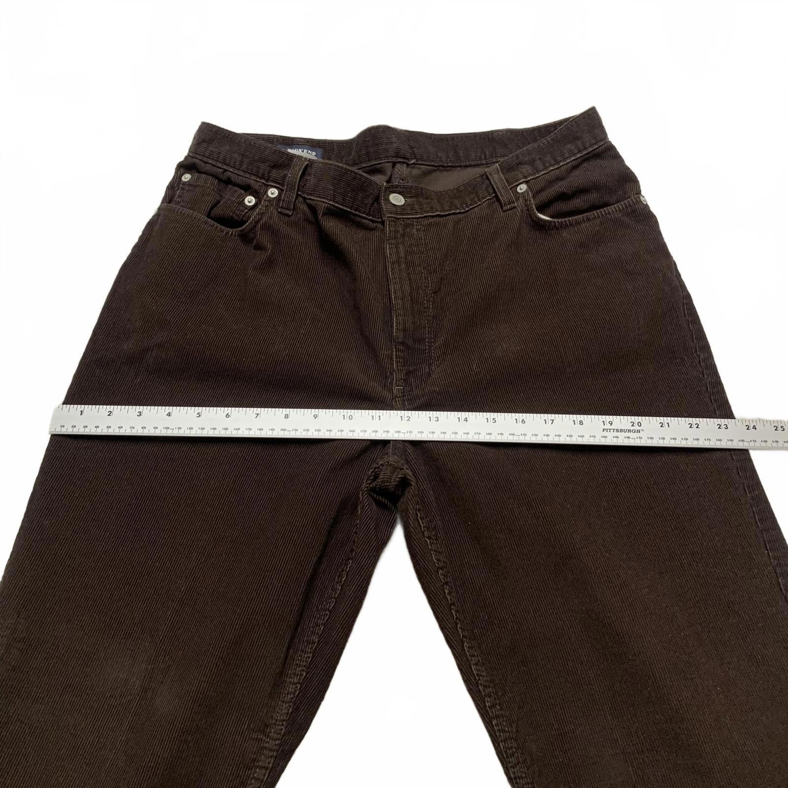 Lands' End Lands' End Men's 38 Brown Tapered Corduroy Pants Size US 38 / EU 54 - 11 Thumbnail