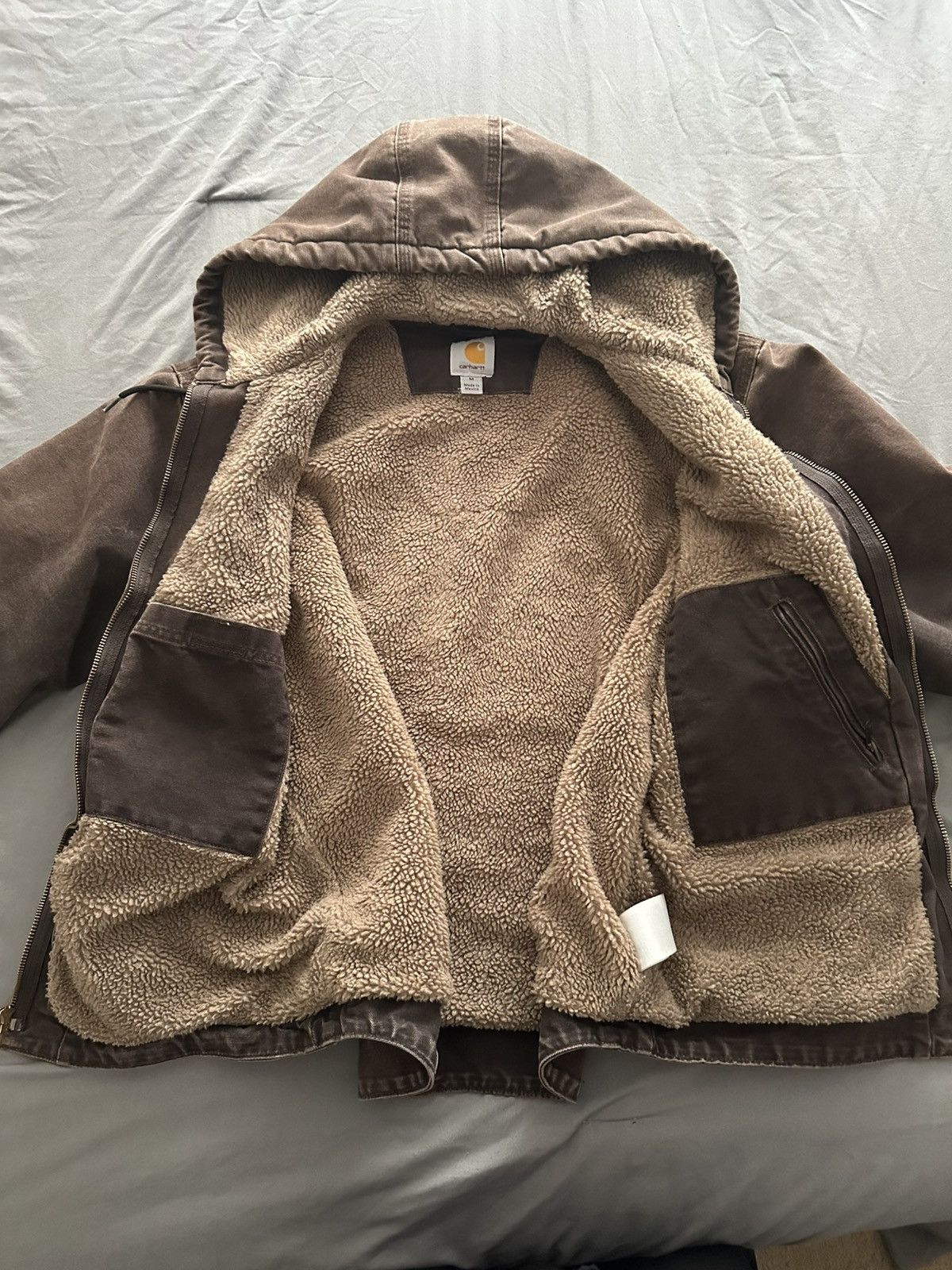 Carhartt Carhartt Sierra Sherpa-Lined Hooded Jacket Size US M / EU 48-50 / 2 - 2 Thumbnail