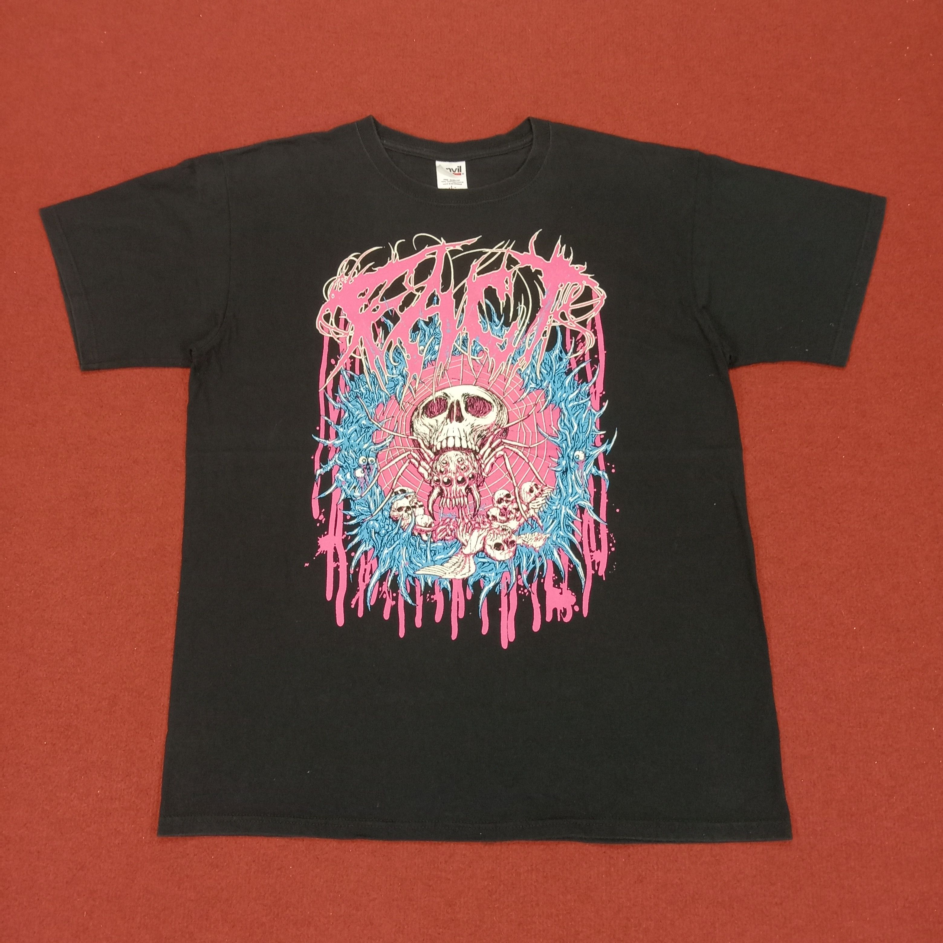 Vintage Rock Punk Style Skulls Design Tshirt Size US L / EU 52-54 / 3 - 1 Thumbnail