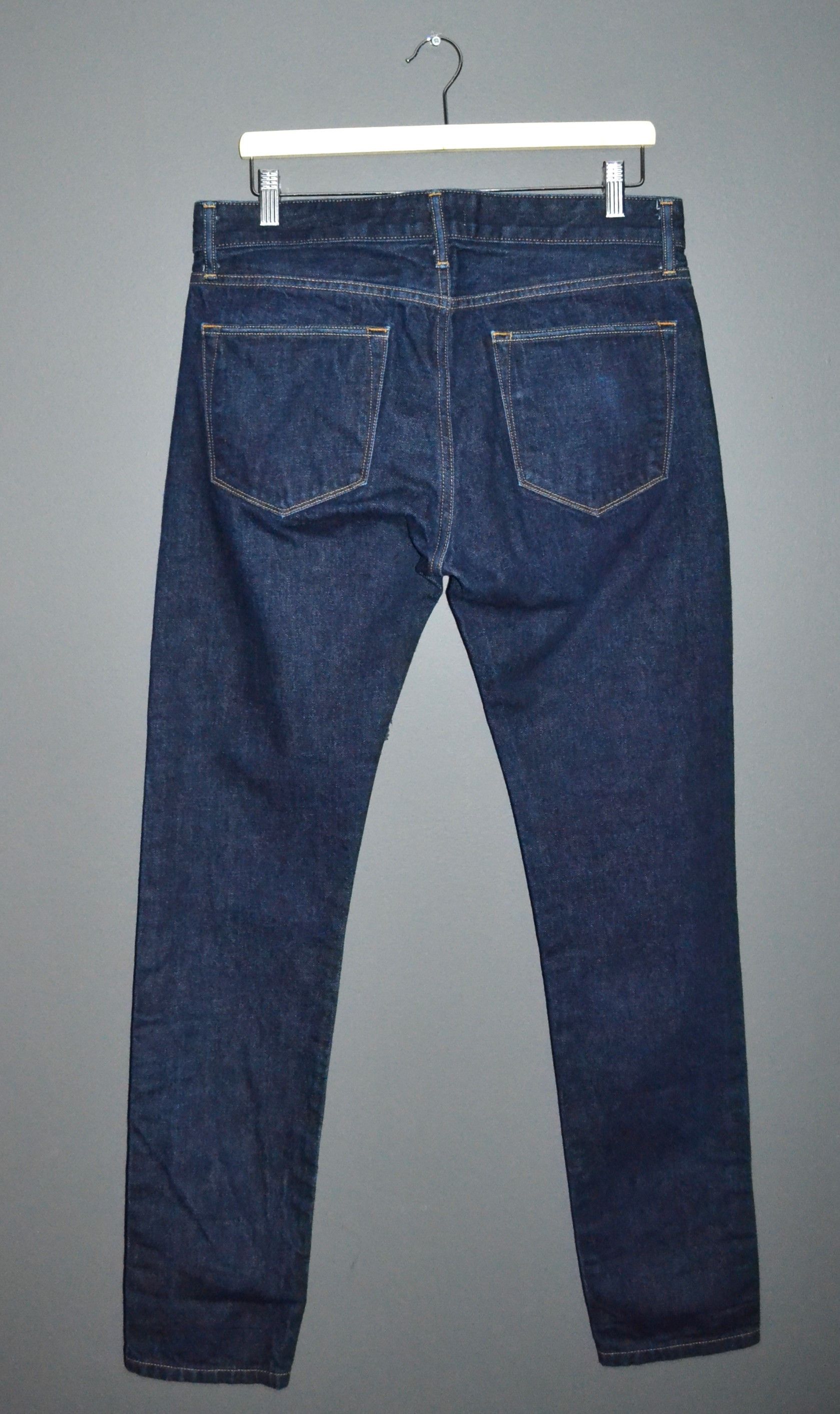 Buck Mason Buck Mason Jeans 33 Slim Fit Selvedge Blue Denim 12104 Size US 33 - 3 Thumbnail