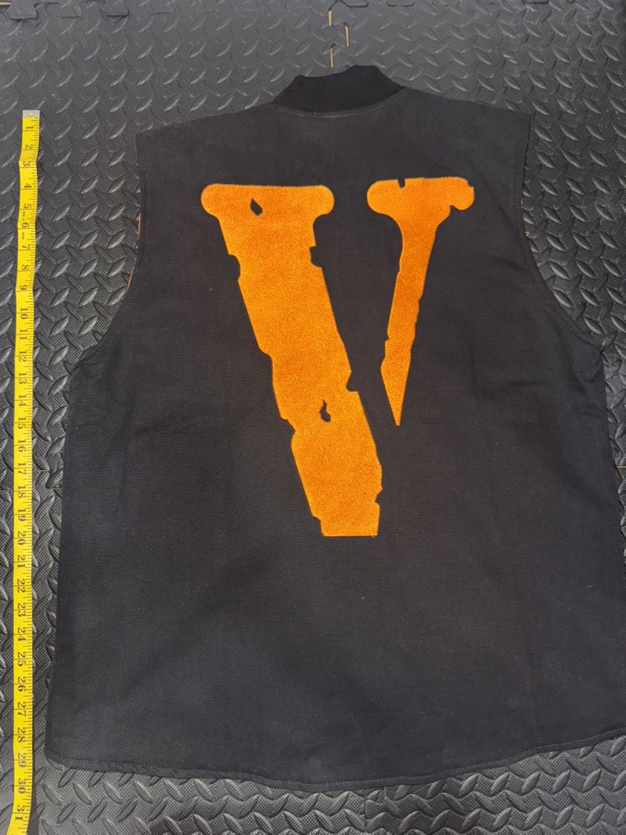 VLONE Caution Reversible Zip Vest