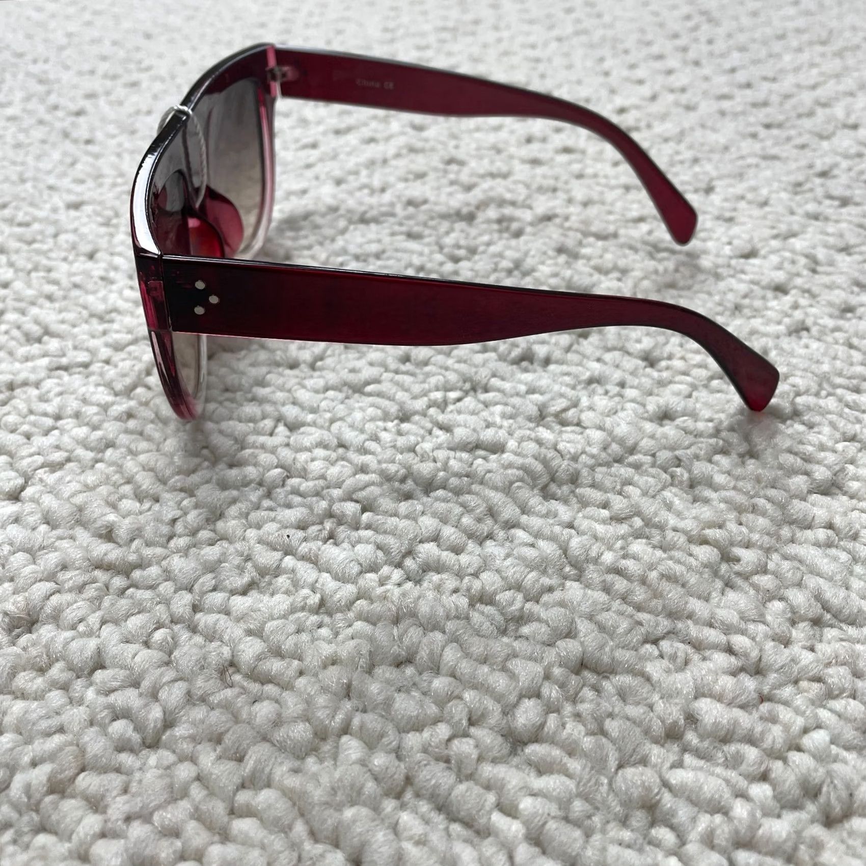 Etro Retro Pop Unisex Sunglasses Square Red UV400 Mirrored Plastic Frame Multicolor Lens Sun Protection Size ONE SIZE - 5 Thumbnail