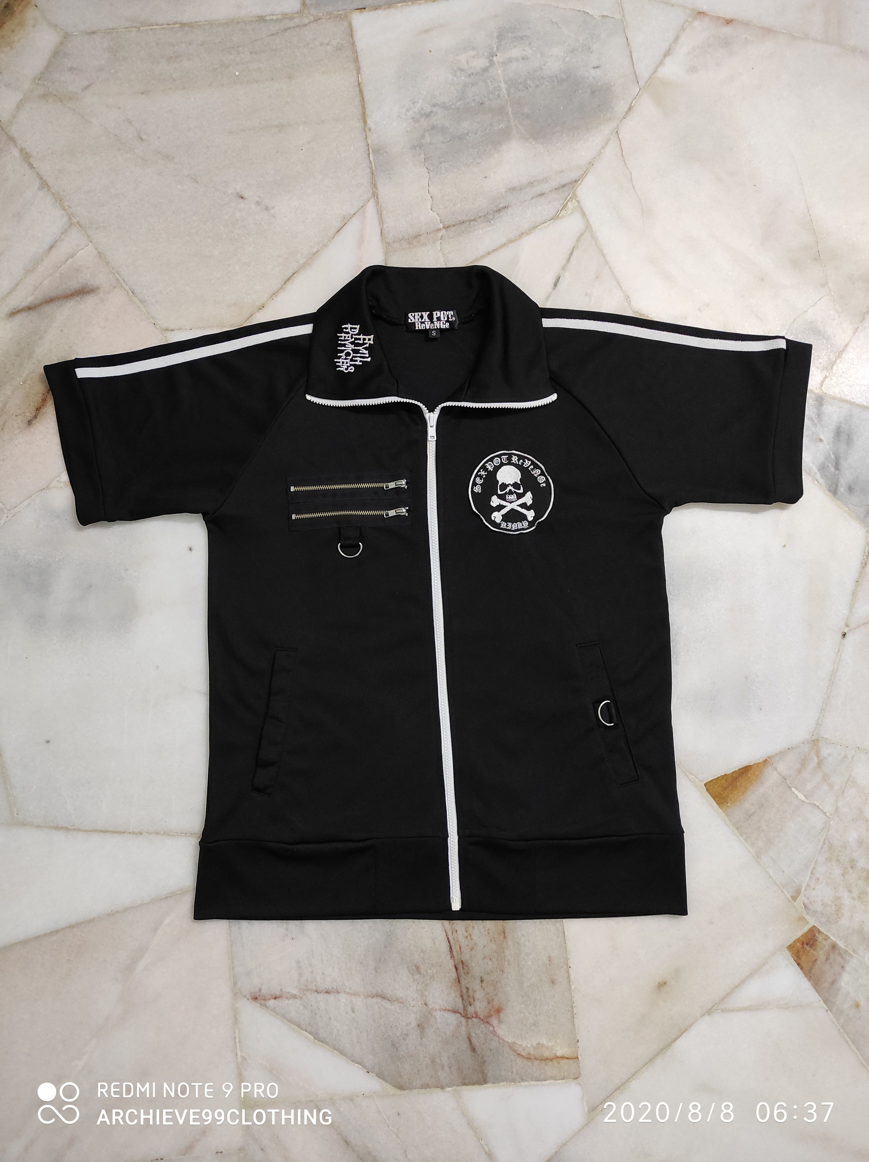 Japanese Brand FW2000 SEX POT REVENGE short sleeve zipper jacket Size US S / EU 44-46 / 1 - 7 Thumbnail