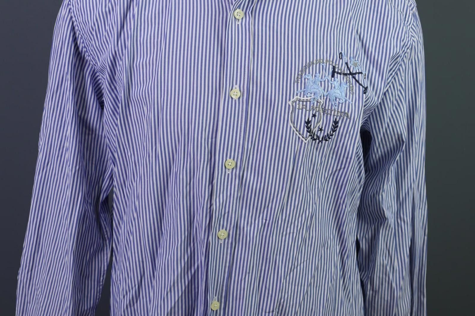 La Martina La Martina Buenos Aires Blue Striped Button Shirt Size XXL Size US XXL / EU 58 / 5 - 3 Thumbnail