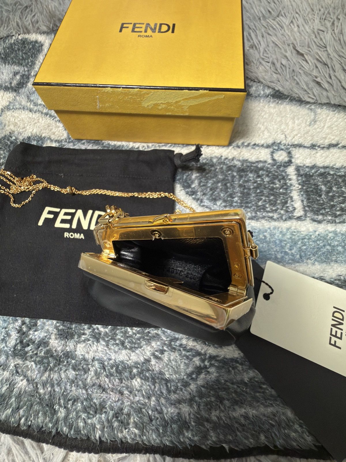 Fendi Fendi Nano First Black Size ONE SIZE - 3 Thumbnail