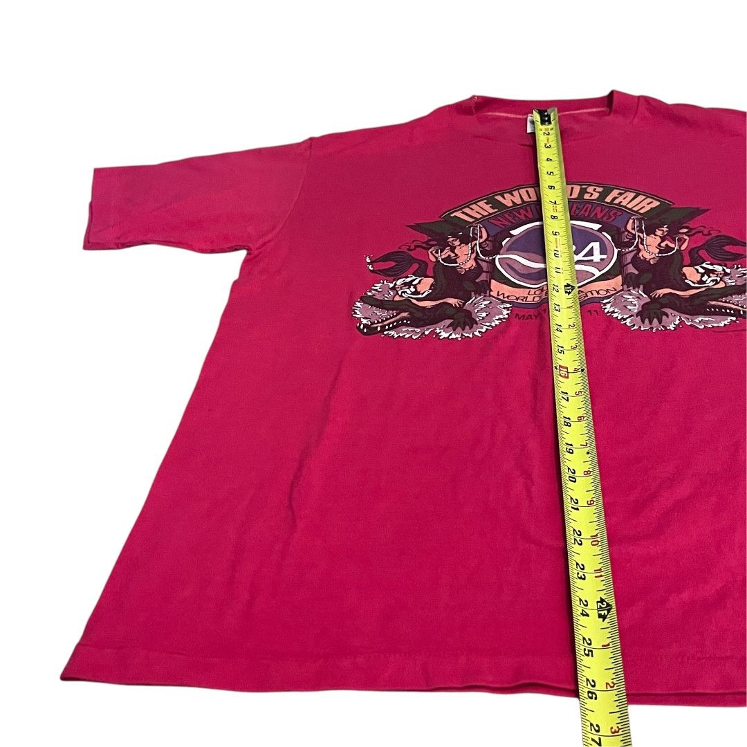 Vintage VINTAGE 1984 New Orleans World Fair T Shirt Size US L / EU 52-54 / 3 - 5 Thumbnail