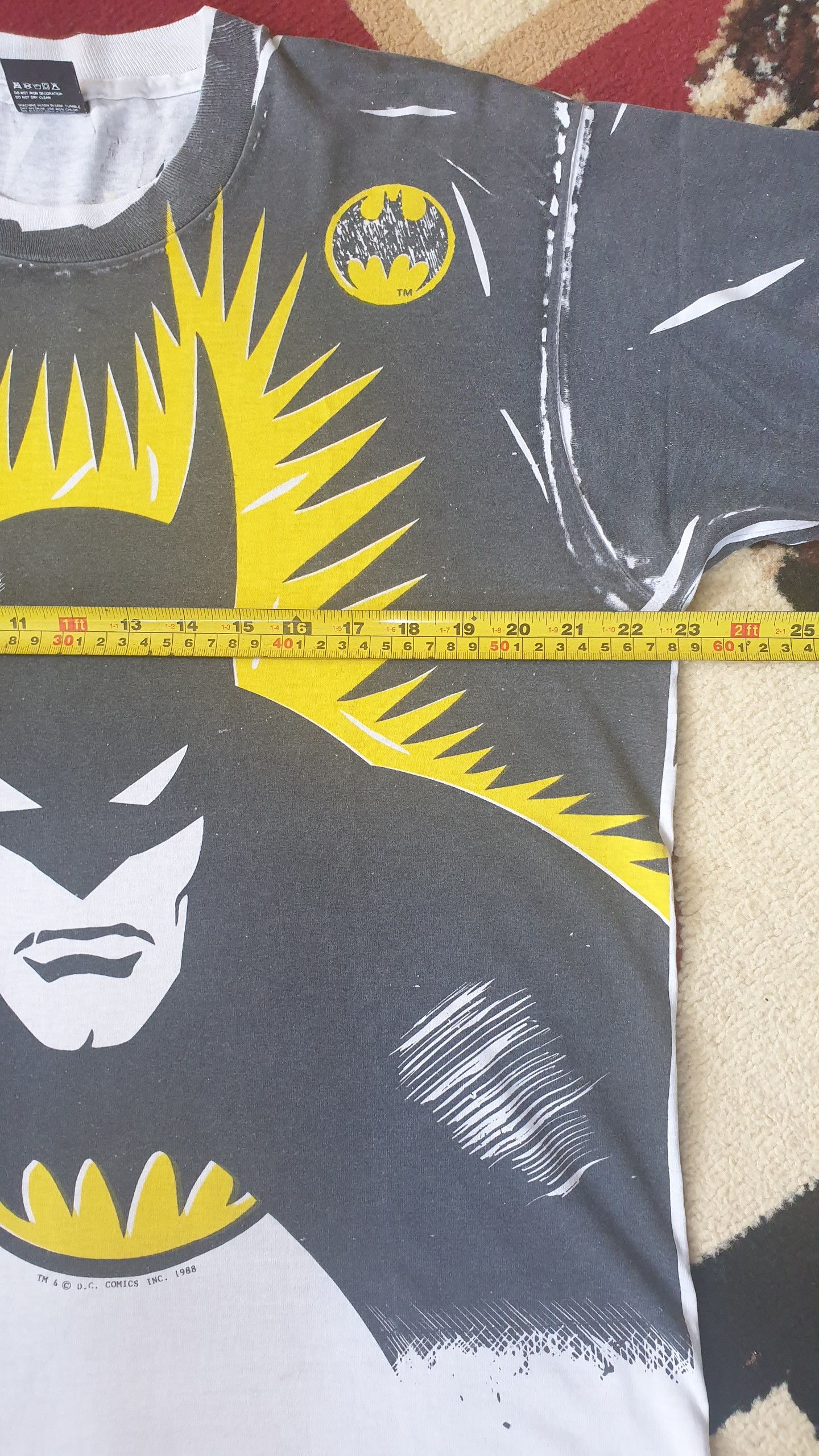 Other BATMAN - DC COMIC INC. 1988 (Vintage & Rare) Size US XL / EU 56 / 4 - 3 Thumbnail