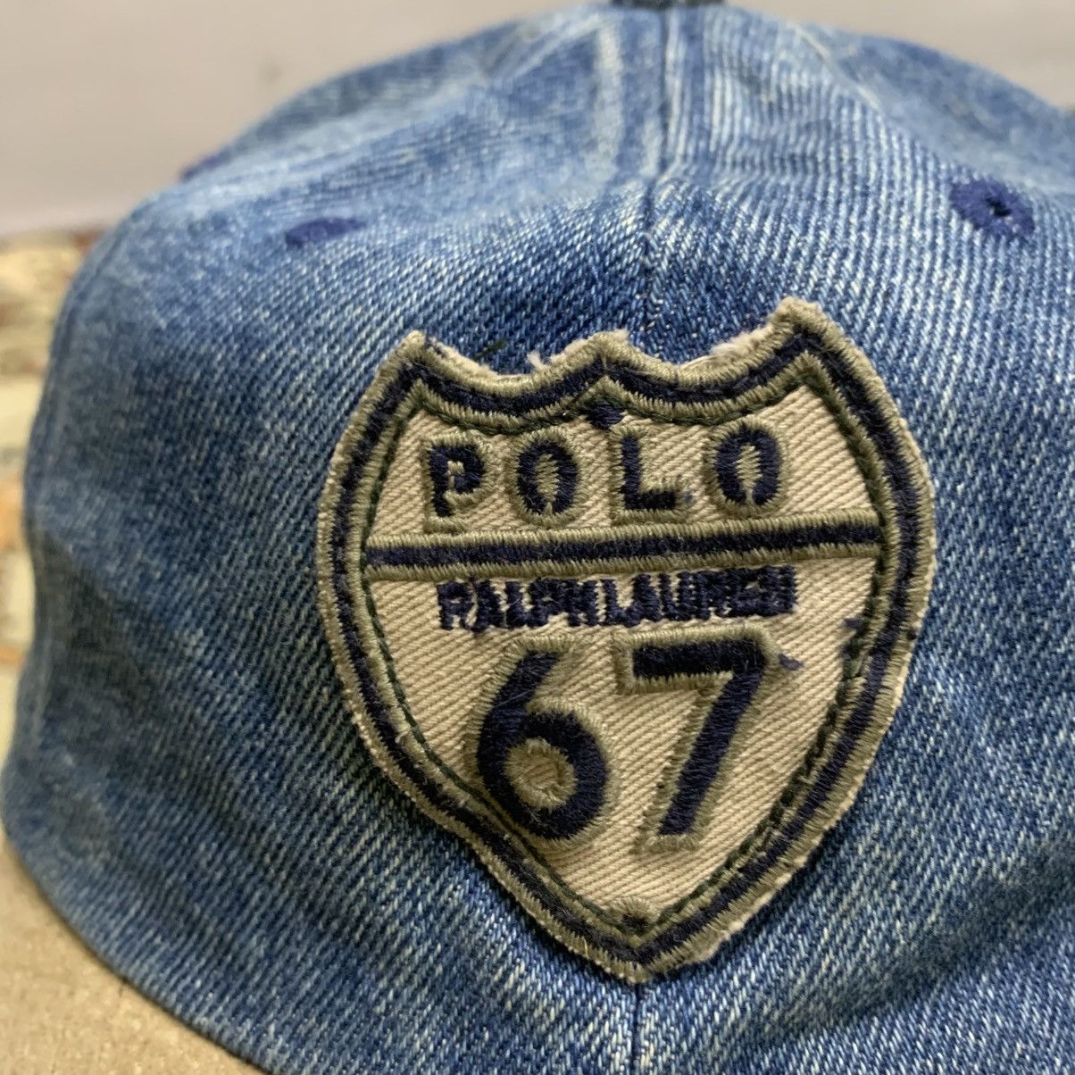 Polo Ralph Lauren VINTAGE POLO RALPH LAUREN DENIM CAP Size ONE SIZE - 3 Thumbnail
