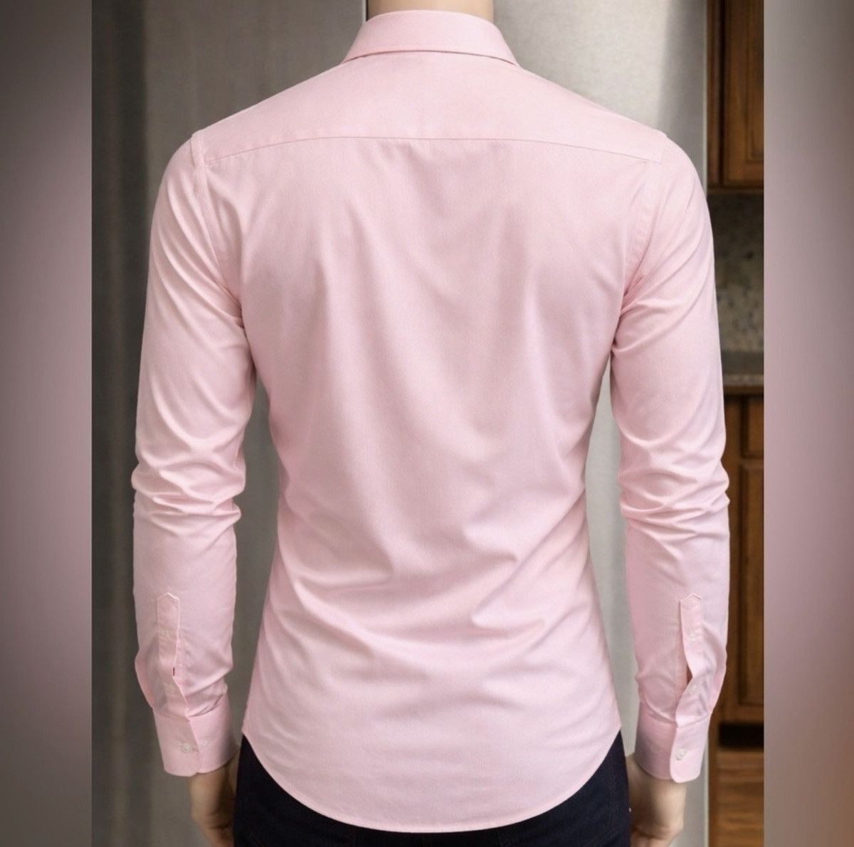 Perry Ellis Perry Ellis Pink Button Up Shirt Large 100% Cotton Classic Size US L / EU 52-54 / 3 - 2 Thumbnail