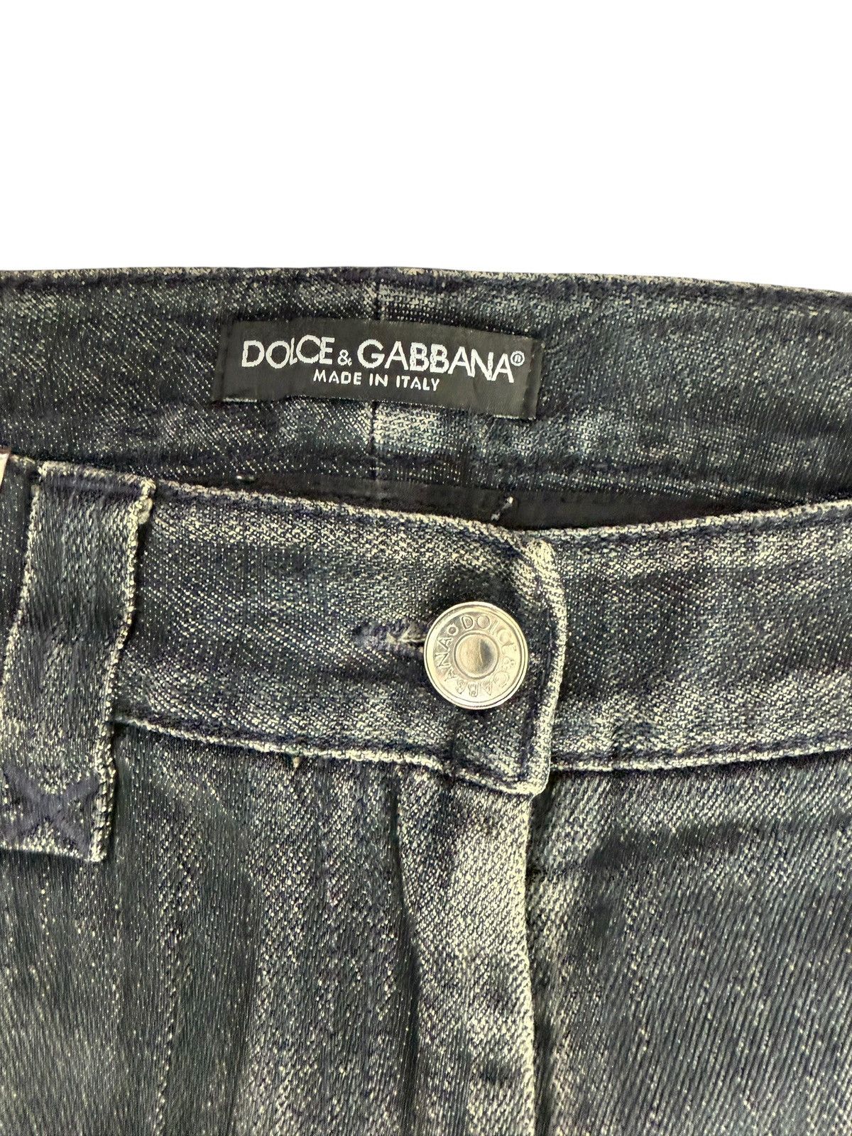 Dolce & Gabbana Dolce & Gabbana Flared Nice Design Denim Jeans Size US 30 / EU 46 - 3 Thumbnail