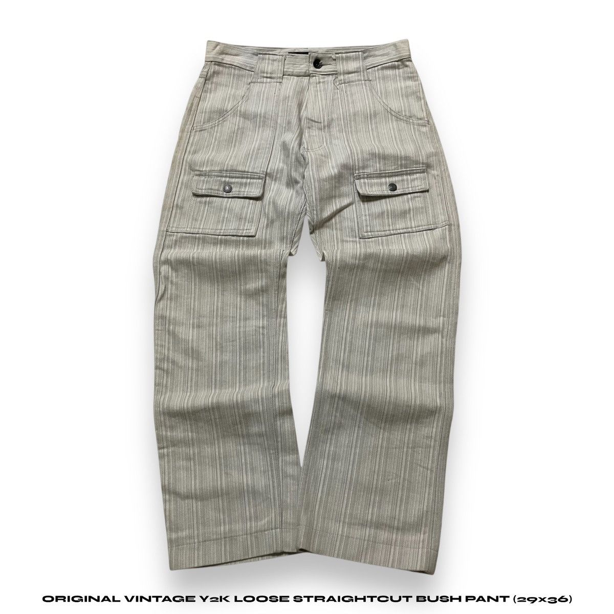 Hysteric Glamour Vintage Flared Boxy Bush Pants Streetwear Baggy Fit Size US 29 - 1 Thumbnail