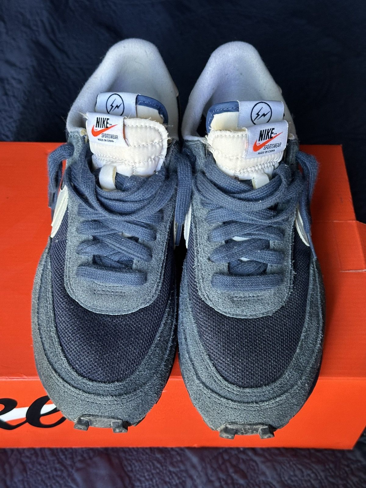 Nike LD Waffle Sacai Fragment Blue Void