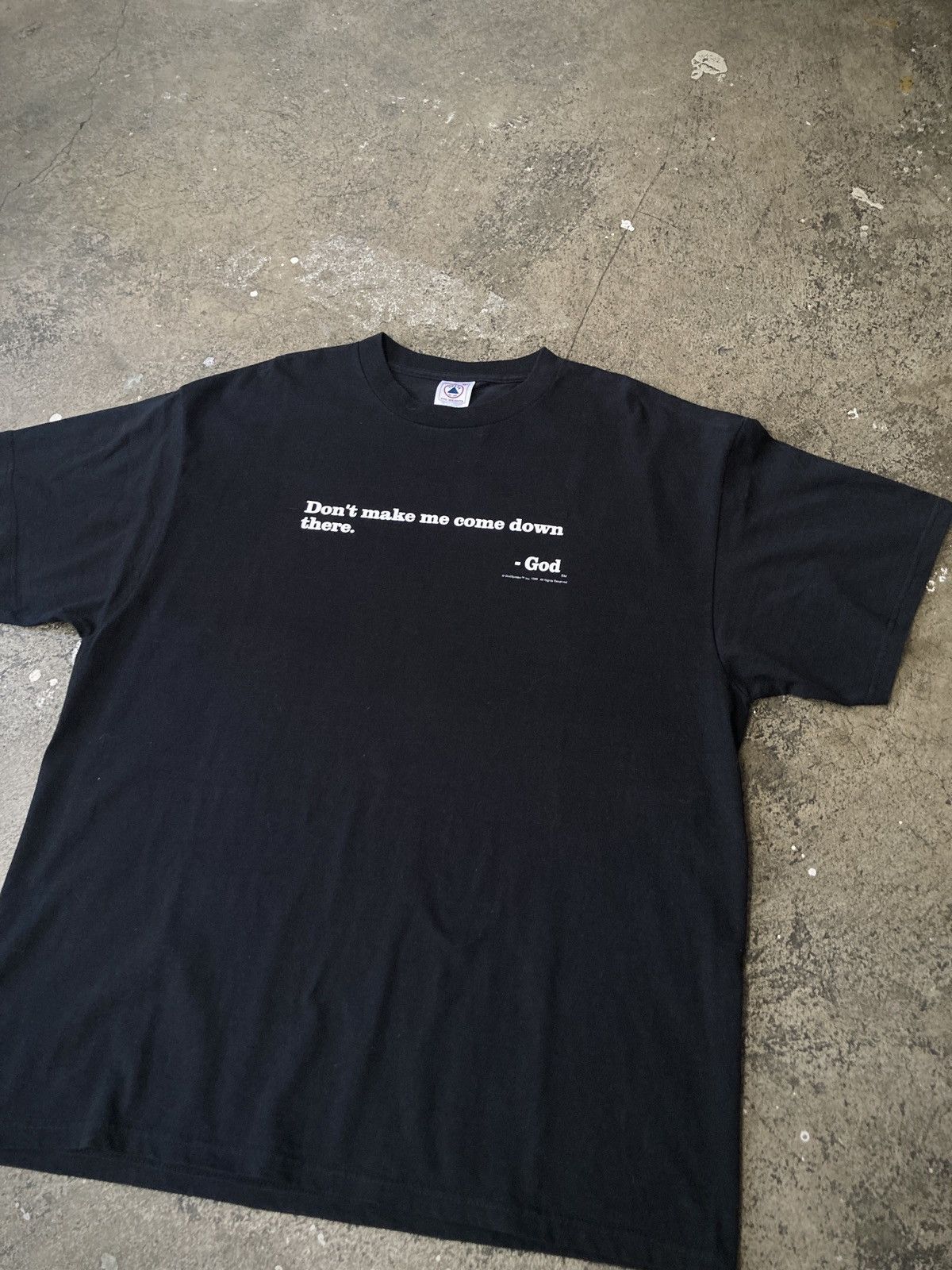Vintage Vintage 90s Humor Tee Size US XL / EU 56 / 4 - 4 Thumbnail