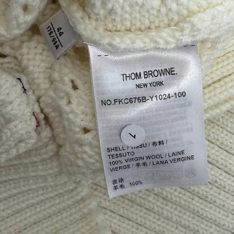 Thom Browne Thom Browne Arms Four Stripe Wool Cardigan Size US S / EU 44-46 / 1 - 5 Thumbnail