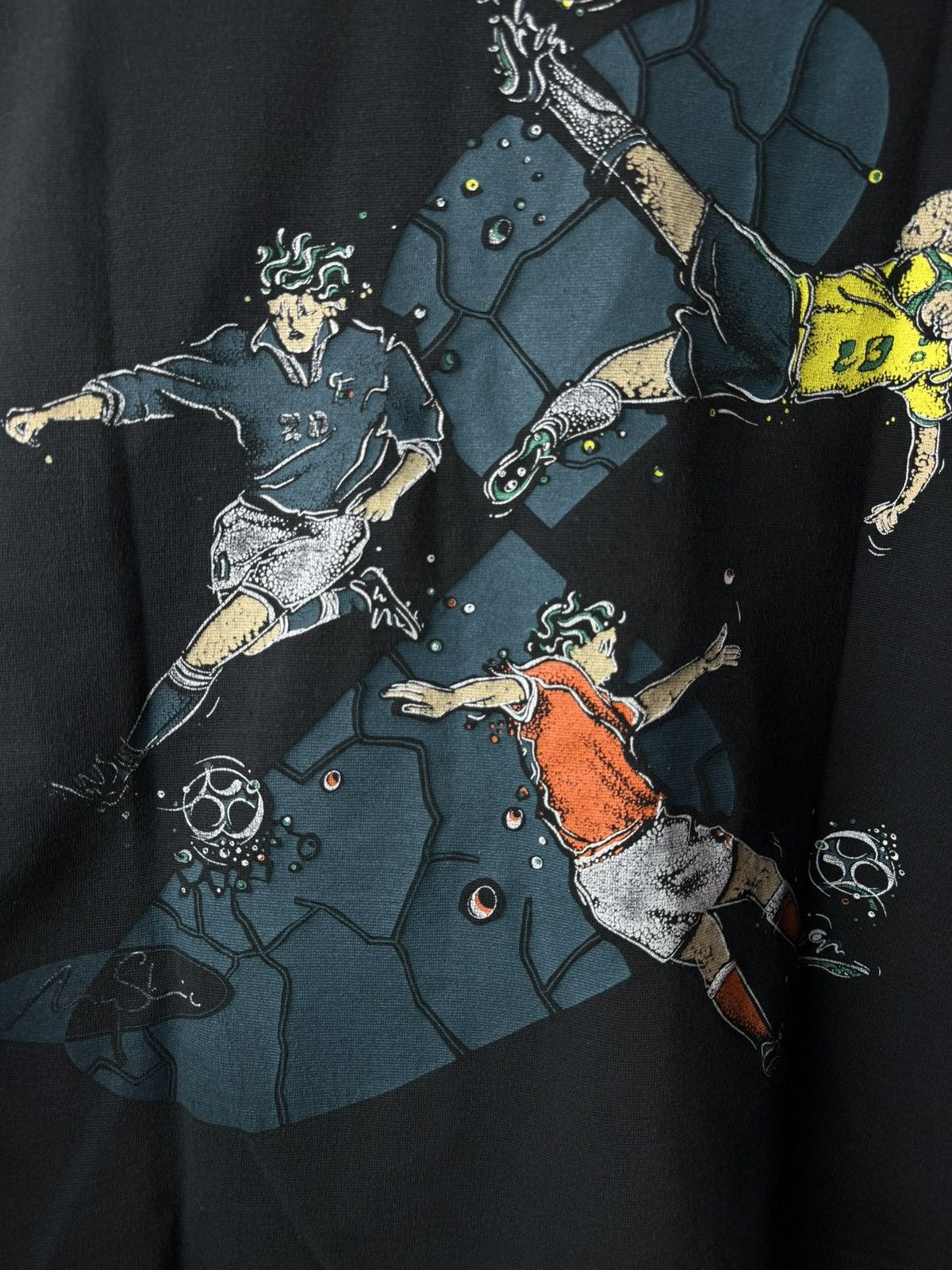 Japanese Brand Rare Vintage 1990’s Mystic Soccer Player T Shirt Japanese Size US M / EU 48-50 / 2 - 7 Thumbnail