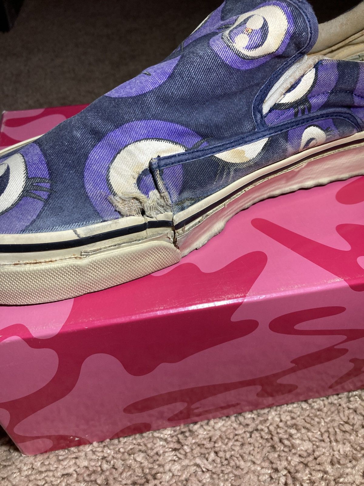 Issey Miyake SS2000 Issey Miyake Takashi Murakami Eye Slip On Vans Art 43 Size US 10 / EU 43 - 9 Thumbnail