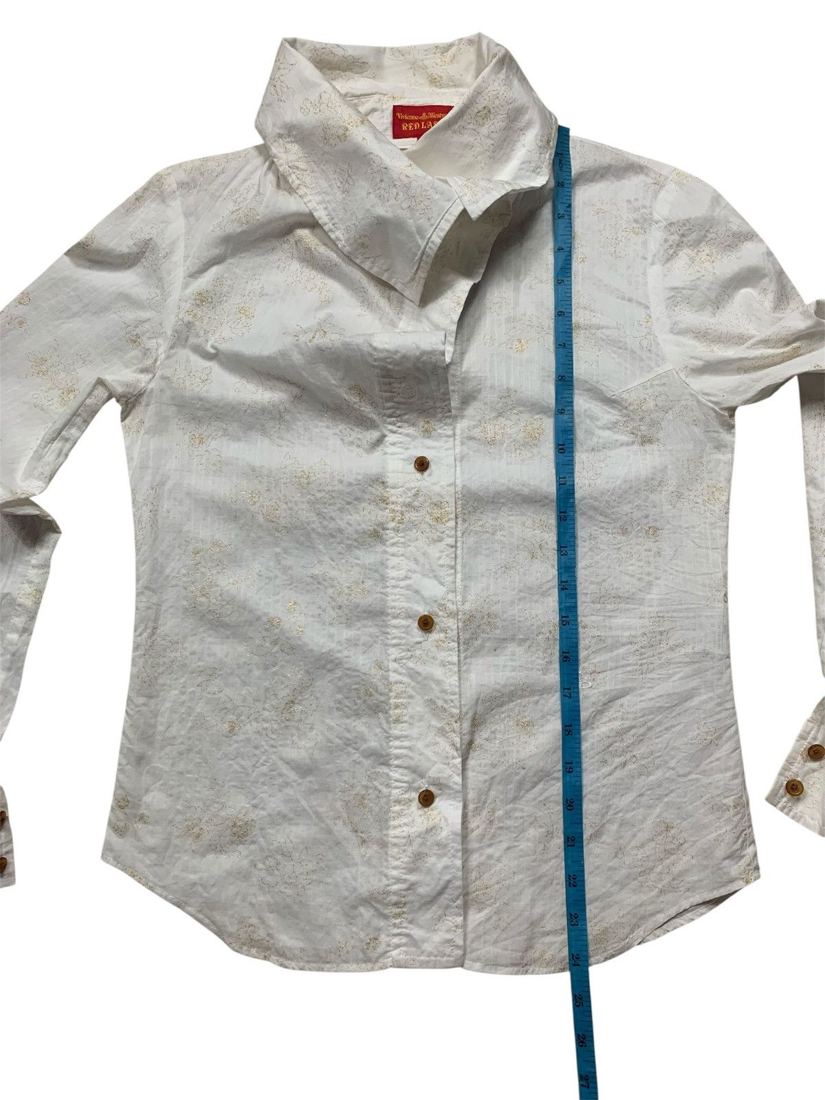 Vivienne Westwood Vivienne Westwood asymmetrical white button up shirt Size XS / US 0-2 / IT 36-38 - 6 Thumbnail