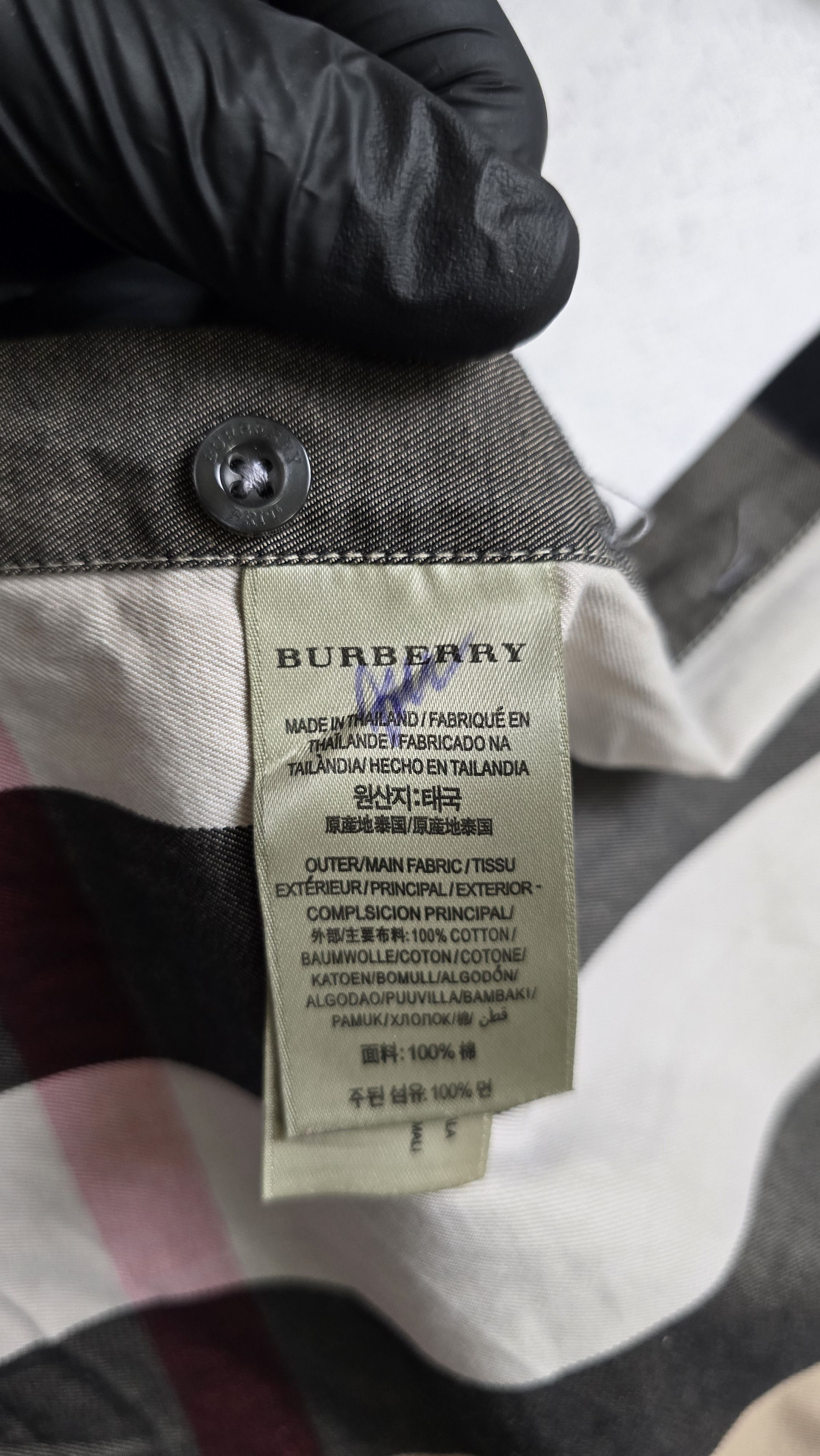 Burberry Burberry Nova Check Shirt Button Down Designer Luxury Size US XL / EU 56 / 4 - 16 Thumbnail