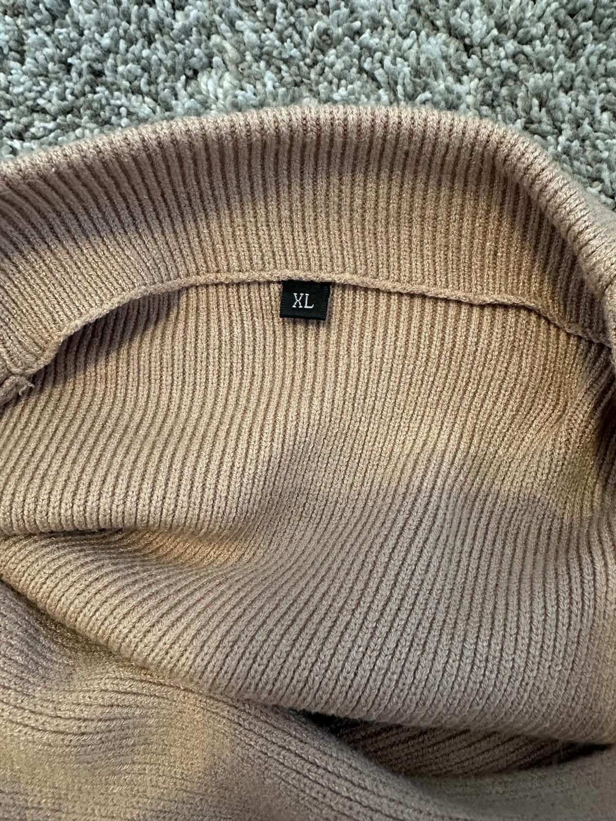 Designer Cozy Knit Turtleneck Sweater - Size XL Size XL / US 12-14 / IT 48-50 - 2 Thumbnail