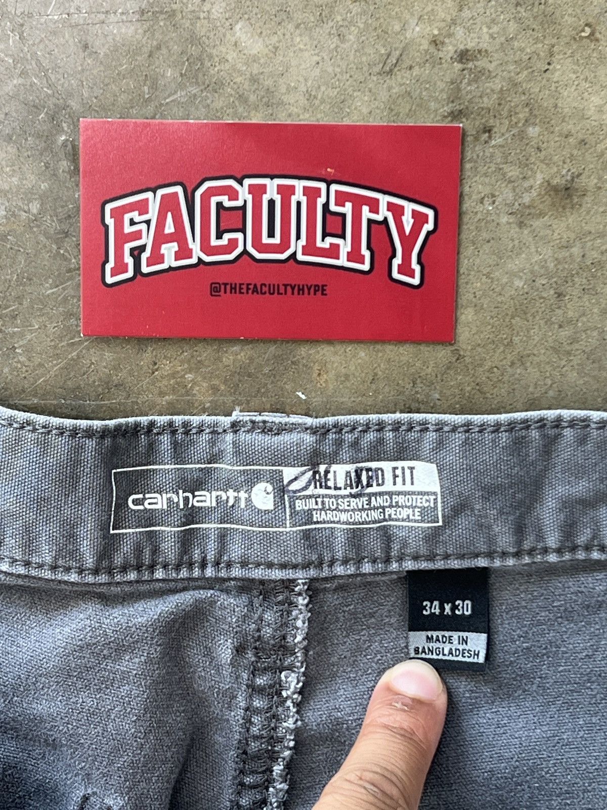 Carhartt Carhartt Rugged Flex Relaxed Fit Canvas Work Pants Sz. 34 Size US 34 / EU 50 - 3 Thumbnail