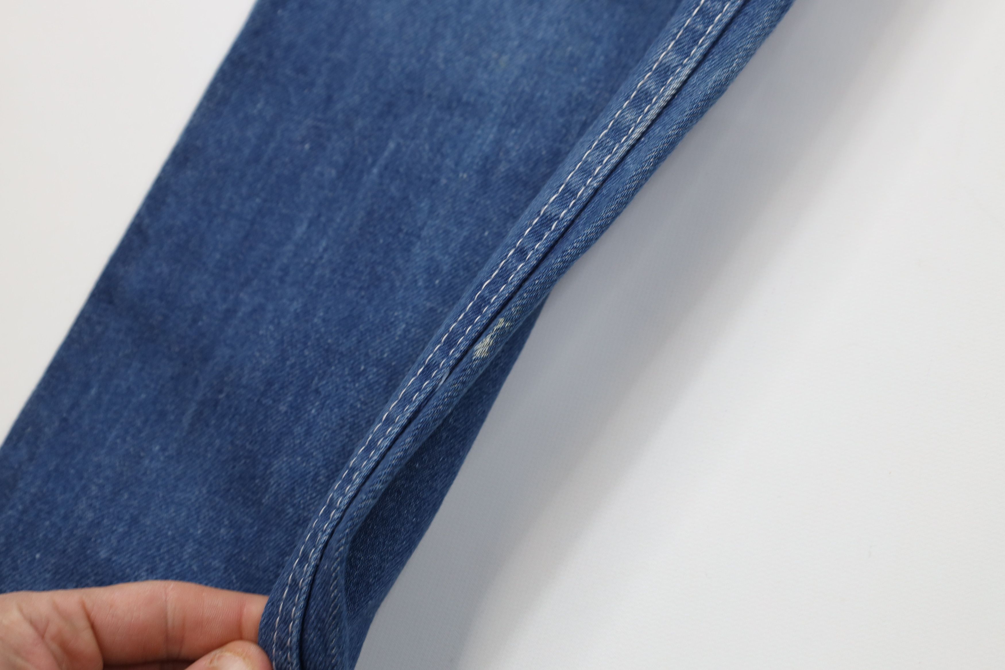 Vintage Vintage 70s Streetwear Flared Wide Leg Denim Jeans Blue Size 26" / US 2 / IT 38 - 6 Thumbnail