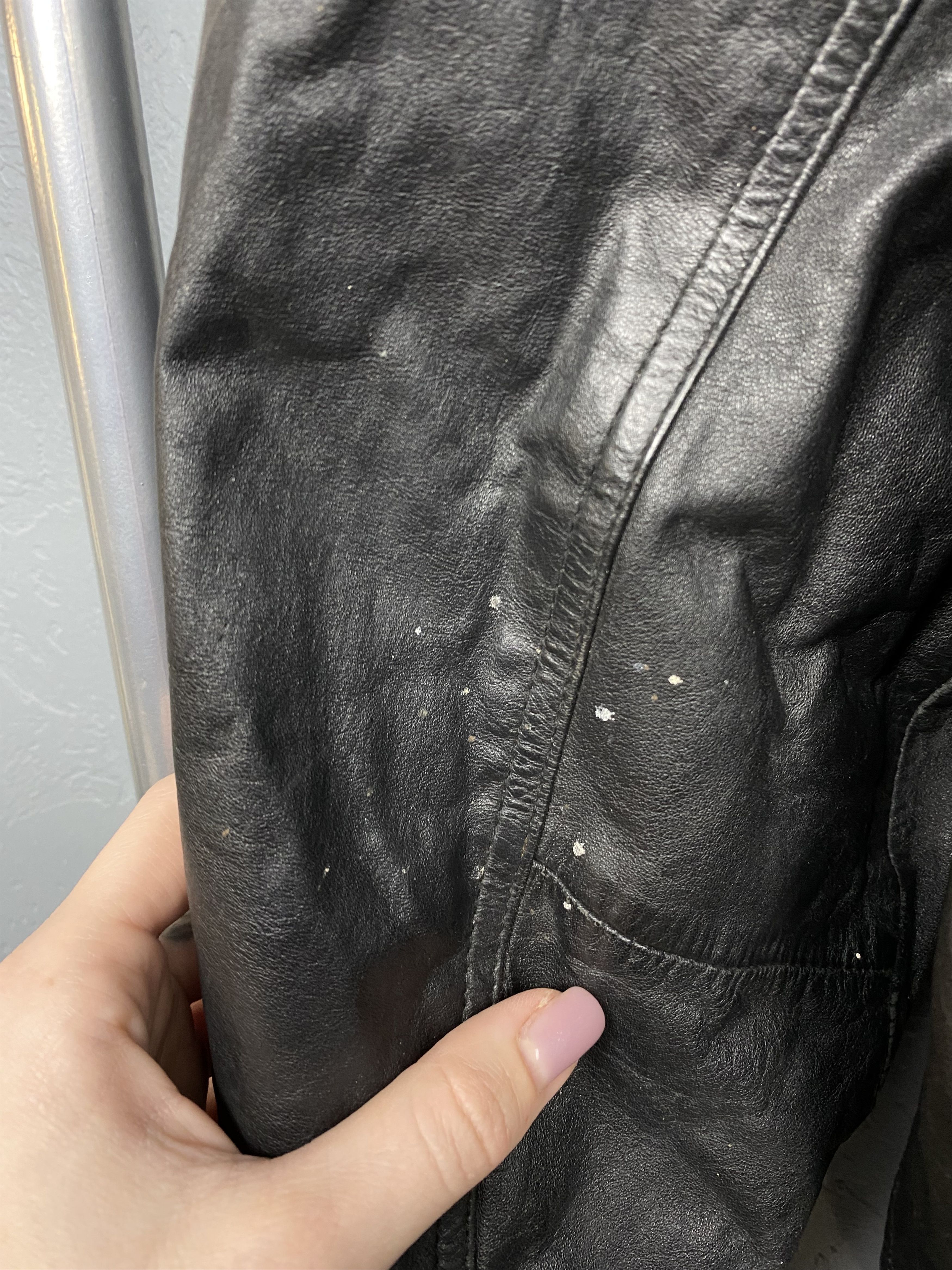 Vintage St Michael Vintage Leather Biker Jacket Size US S / EU 44-46 / 1 - 10 Thumbnail