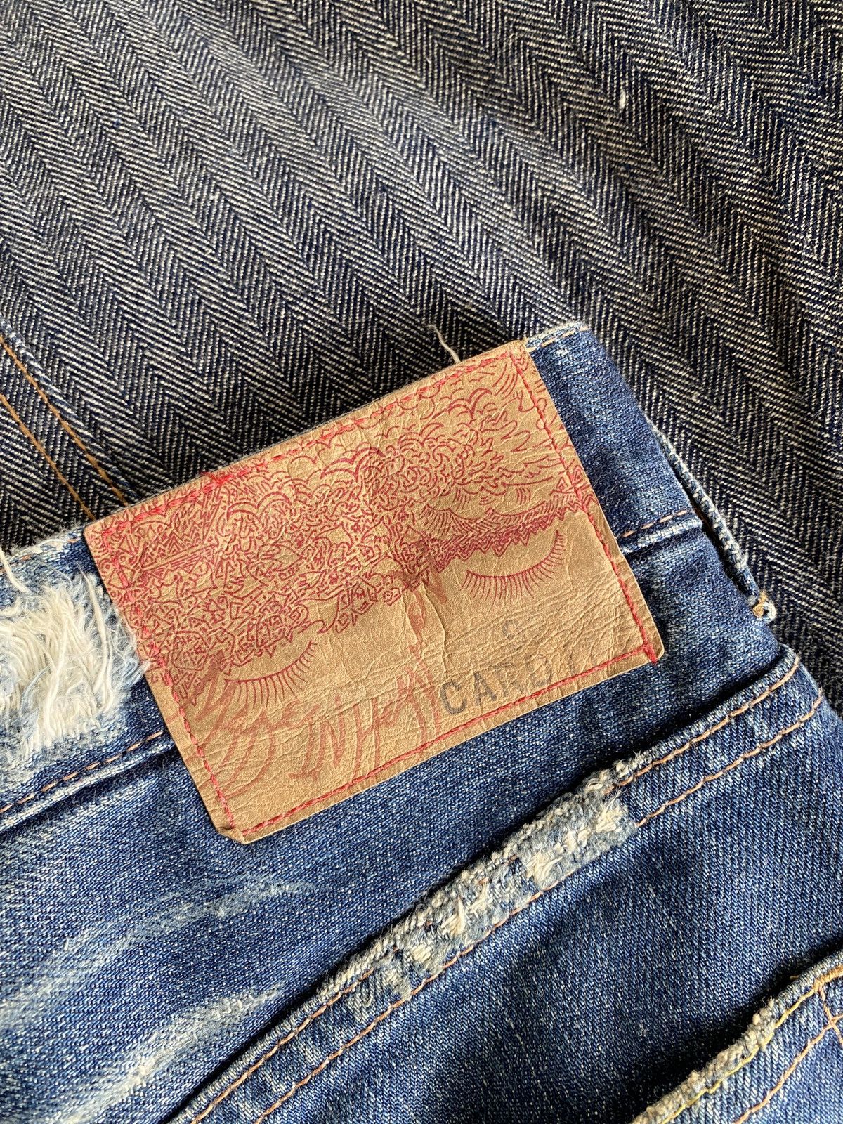 Japanese Brand Japanese Brand Made In Heaven Distressed Denim Size US 30 / EU 46 - 14 Thumbnail