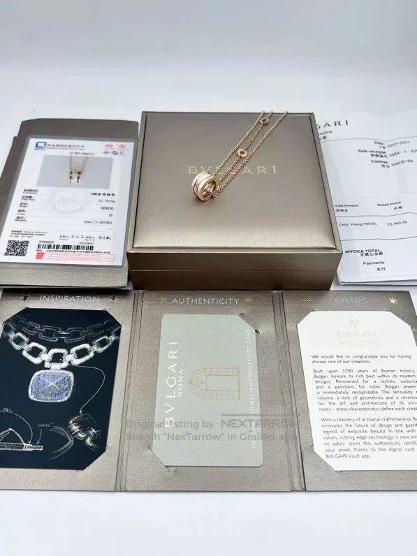 Bvlgari Bulgari B.ZERO1 18k Rose Gold Necklace. Size ONE SIZE - 1 Thumbnail