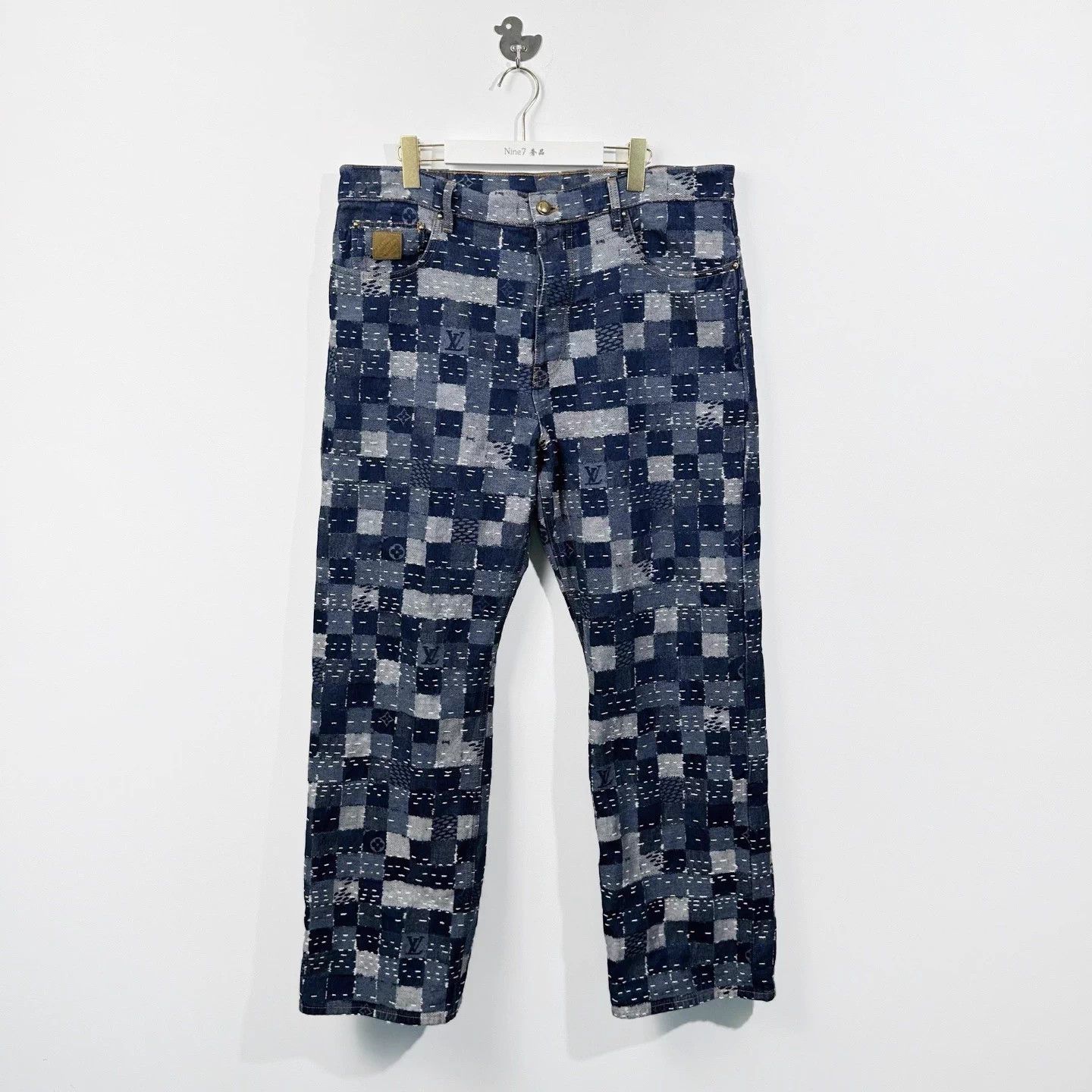 Louis Vuitton LV Nigo x 25 Damier print men's jeans 38 Size US 38 / EU 54 - 1 Thumbnail
