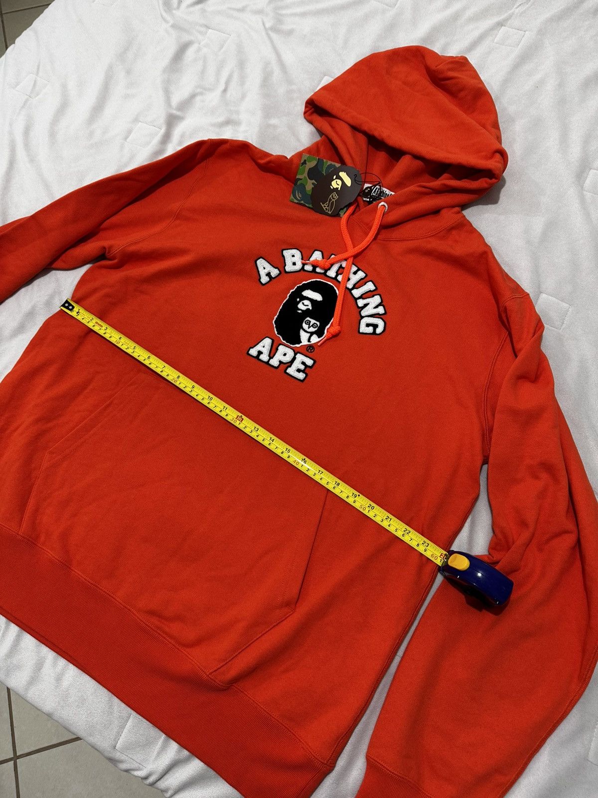 Bape × October's Very Own OVO x BAPE Orange Pullover Hoodie Size US XXL / EU 58 / 5 - 3 Thumbnail