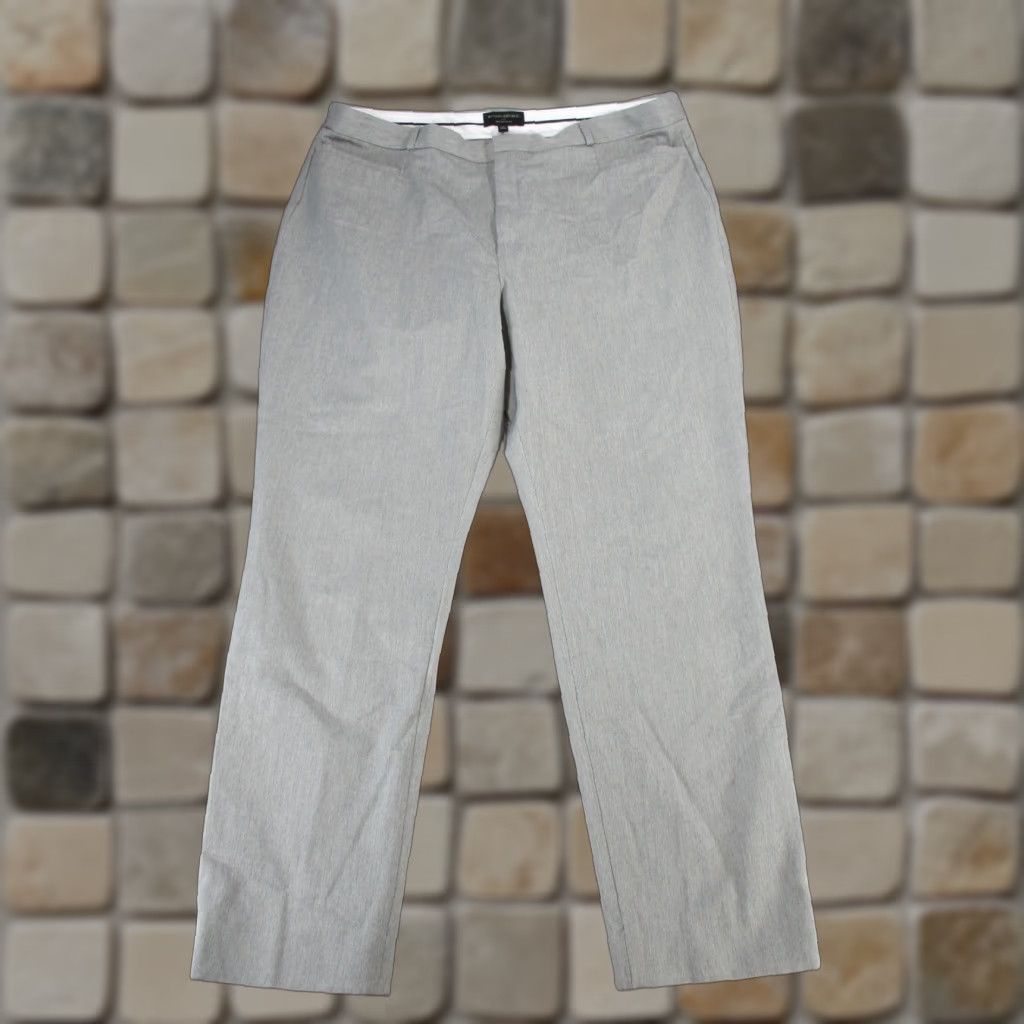 Banana Republic VINTAGE Banana Republic Pants Womens 20 High Rise Sloan Gray Slim Fit NEW Size 42" / US 20 - 1 Thumbnail