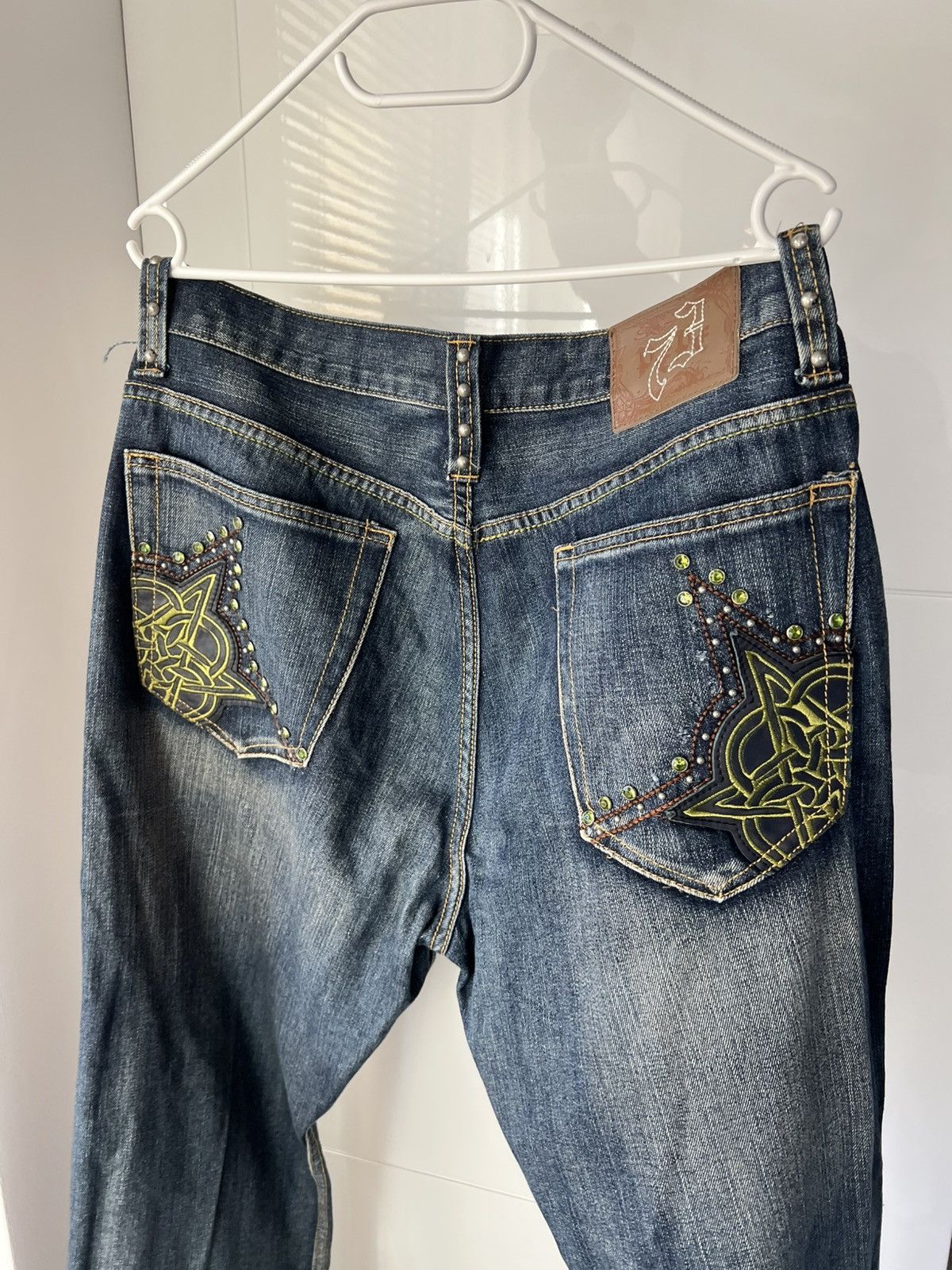 Pepe Jeans Pepe Jeans Avant Garde Opium Embroidered Logo Y2K Jeans Size US 36 / EU 52 - 1 Thumbnail