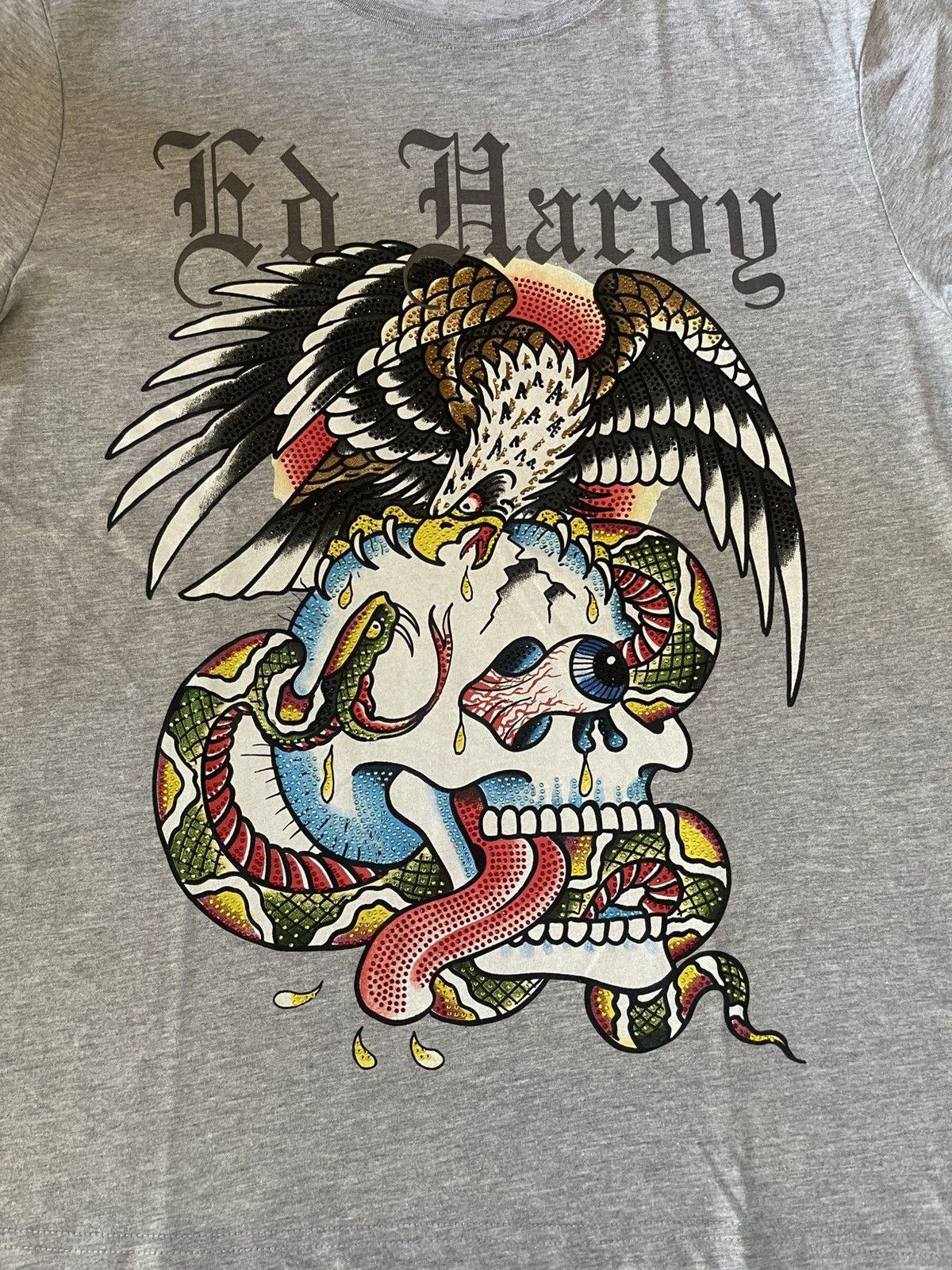 Ed Hardy Ed Hardy Skull & Eagle Tee Size US M / EU 48-50 / 2 - 2 Thumbnail