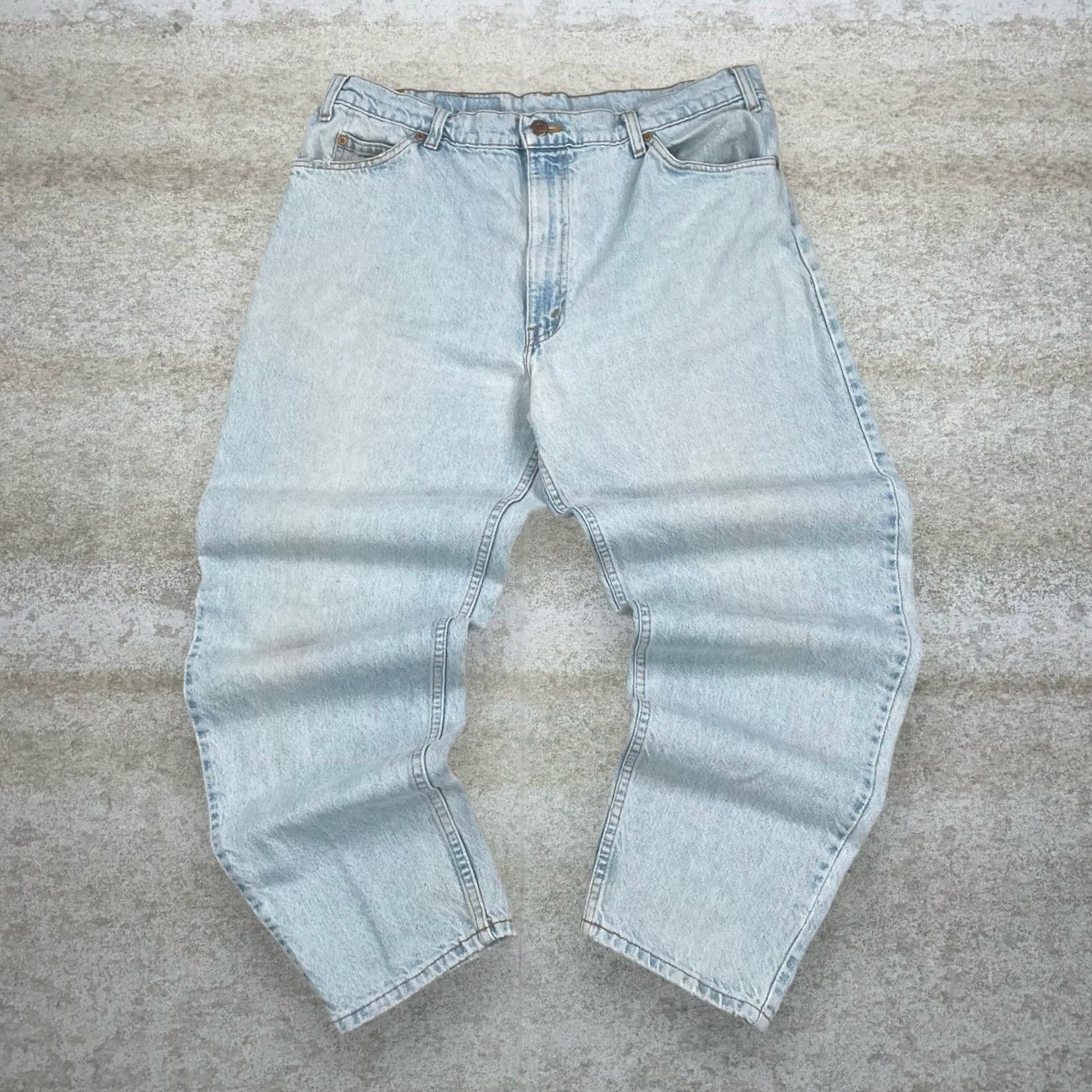 Levi's Vintage 90s Orange Tab Levis Jeans 38x30 Relaxed Light Wash Size US 38 / EU 54 - 2 Thumbnail