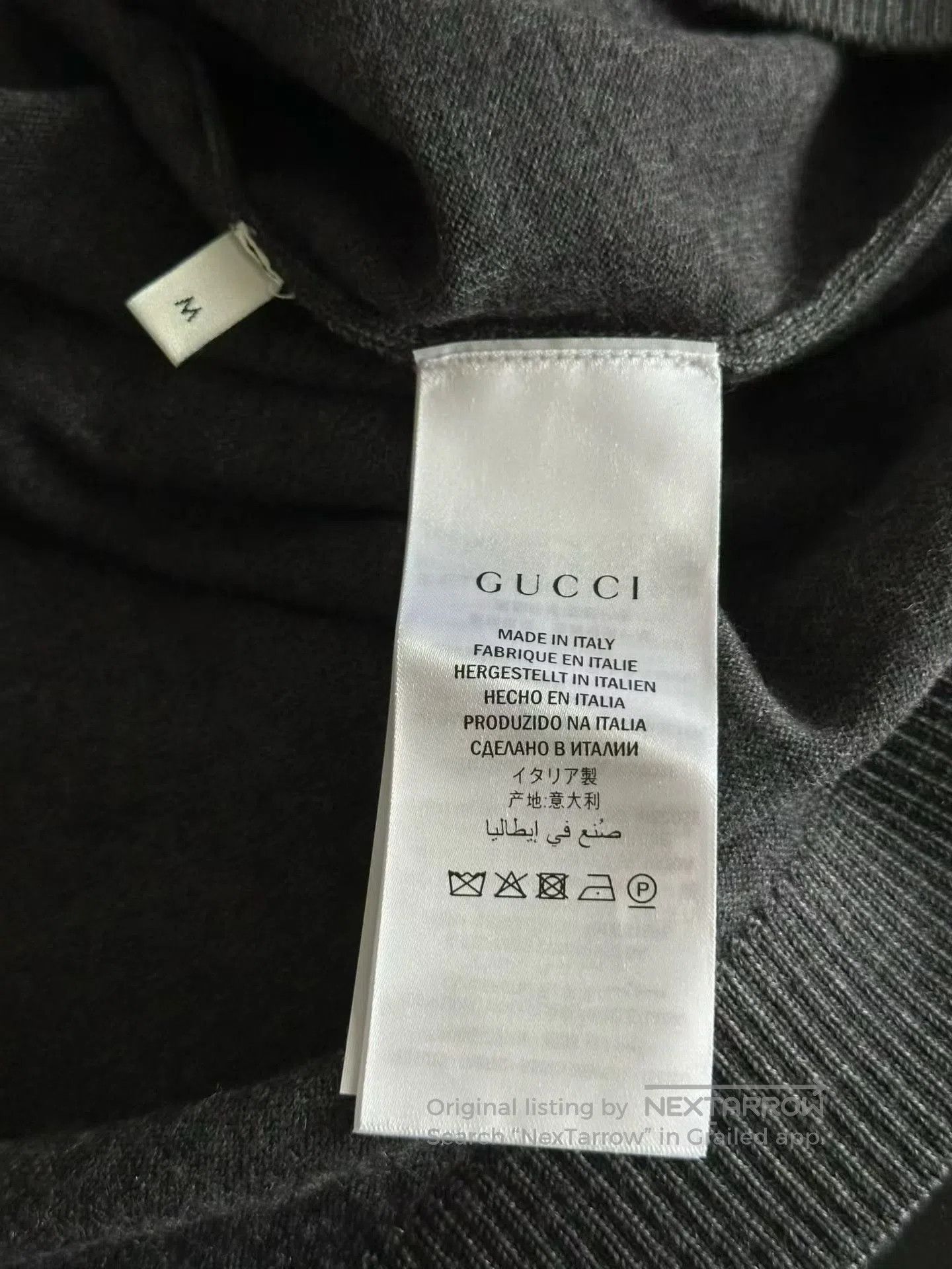 Gucci Guicci Little Bee Embroidered Sweater| Size M / US 6-8 / IT 42-44 - 3 Thumbnail