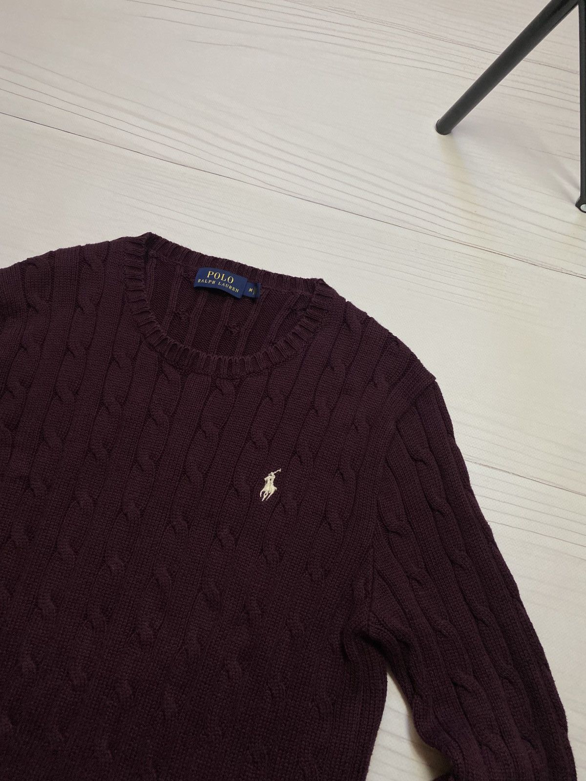 Polo Ralph Lauren Polo Ralph Lauren cable knit crew neck y2k sweater Size M / US 6-8 / IT 42-44 - 3 Thumbnail