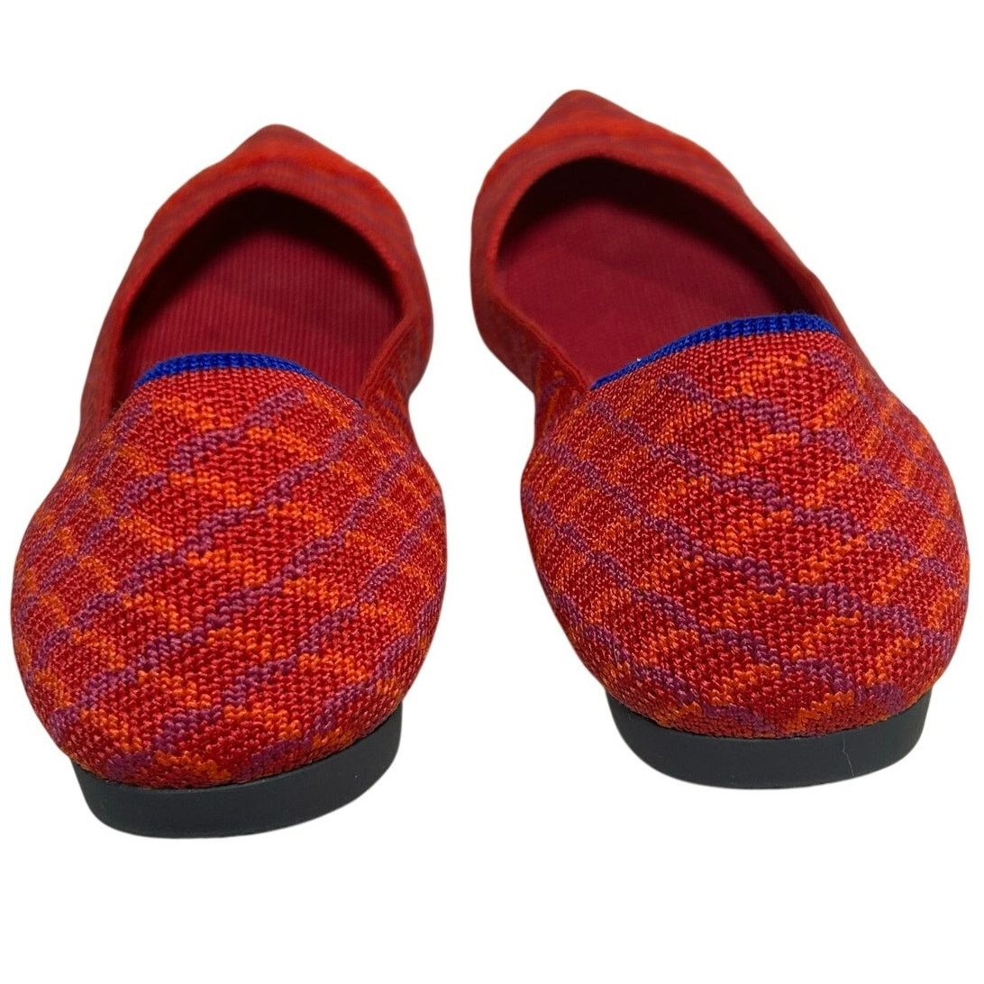 Rothy's Rothys The Point Red Orange Purple Knit Flats W6 Size US 6 / IT 36 - 5 Thumbnail