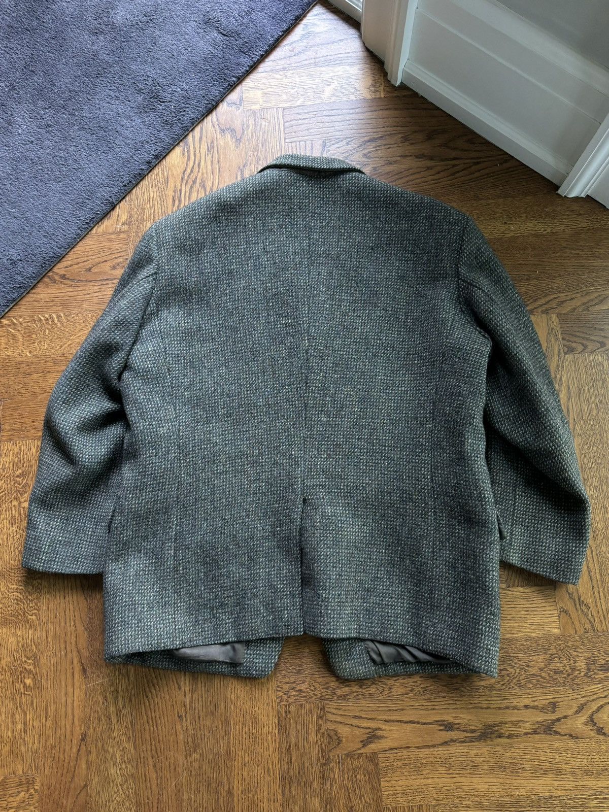 Harris Tweed × Vintage Vintage Blazer Harris Tweed Heavy Wool XL Large Sports Coat Size 46R - 9 Thumbnail