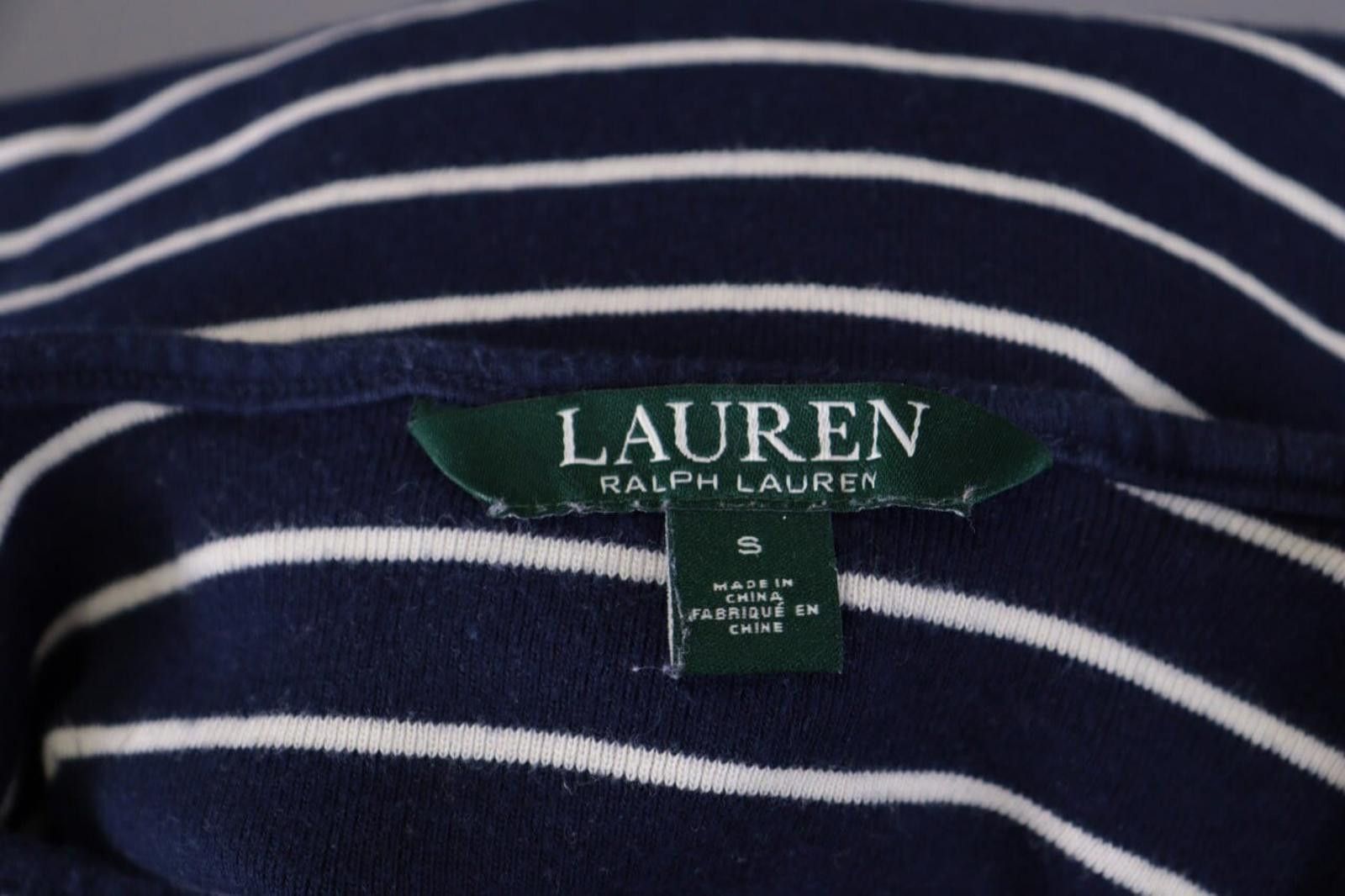 Lauren Ralph Lauren Lauren Ralph Lauren Blue Stripe Sweater Midi Dress Size S Size S / US 4 / IT 40 - 12 Thumbnail