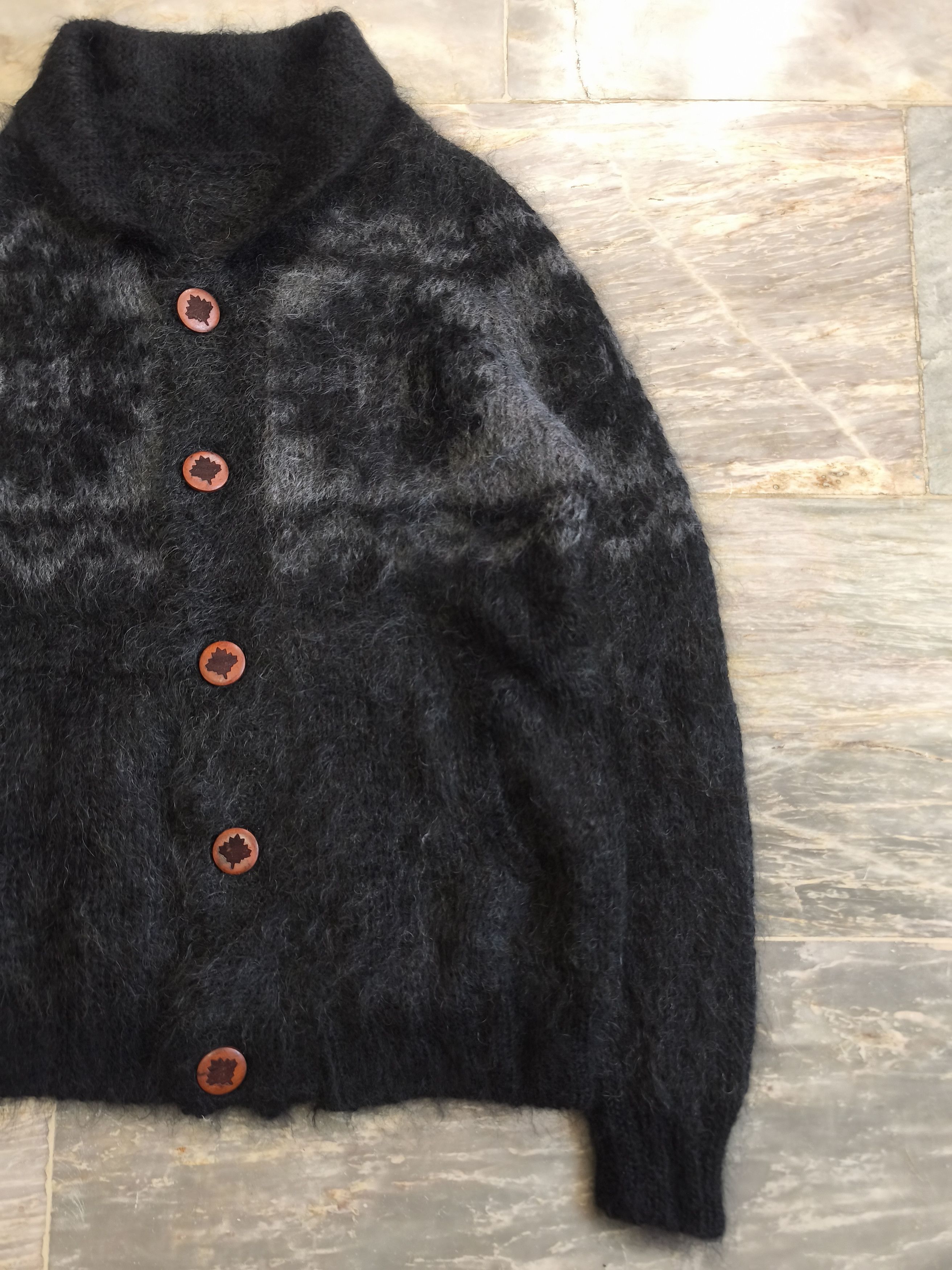 Comme des Garcons AW10 GANRYU Fumito Comme des Garçons Nordic Knit Cardigan Size US S / EU 44-46 / 1 - 4 Thumbnail