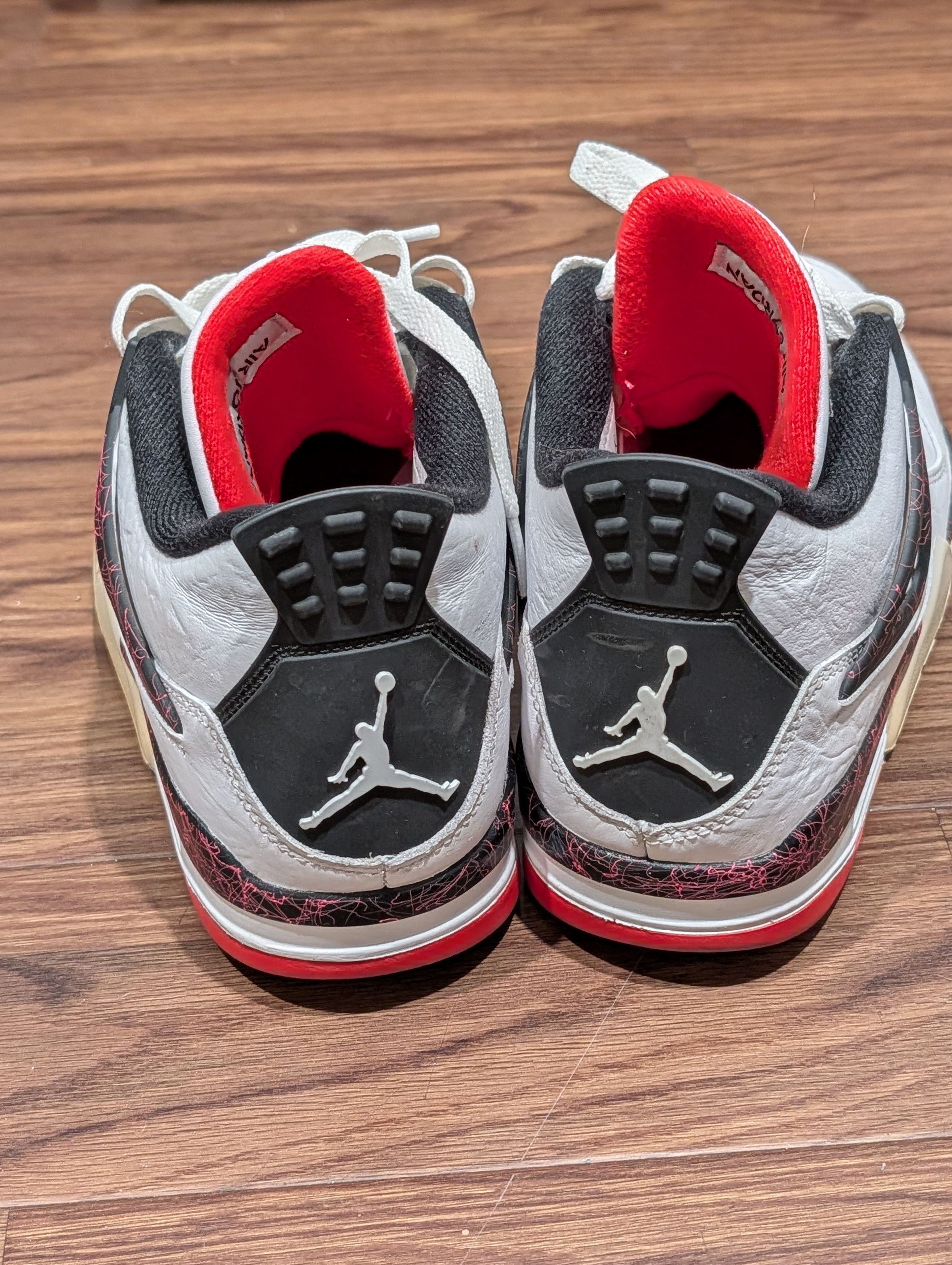 Jordan Brand Air Jordan 4 white and red Size US 8 / EU 41 - 4 Thumbnail