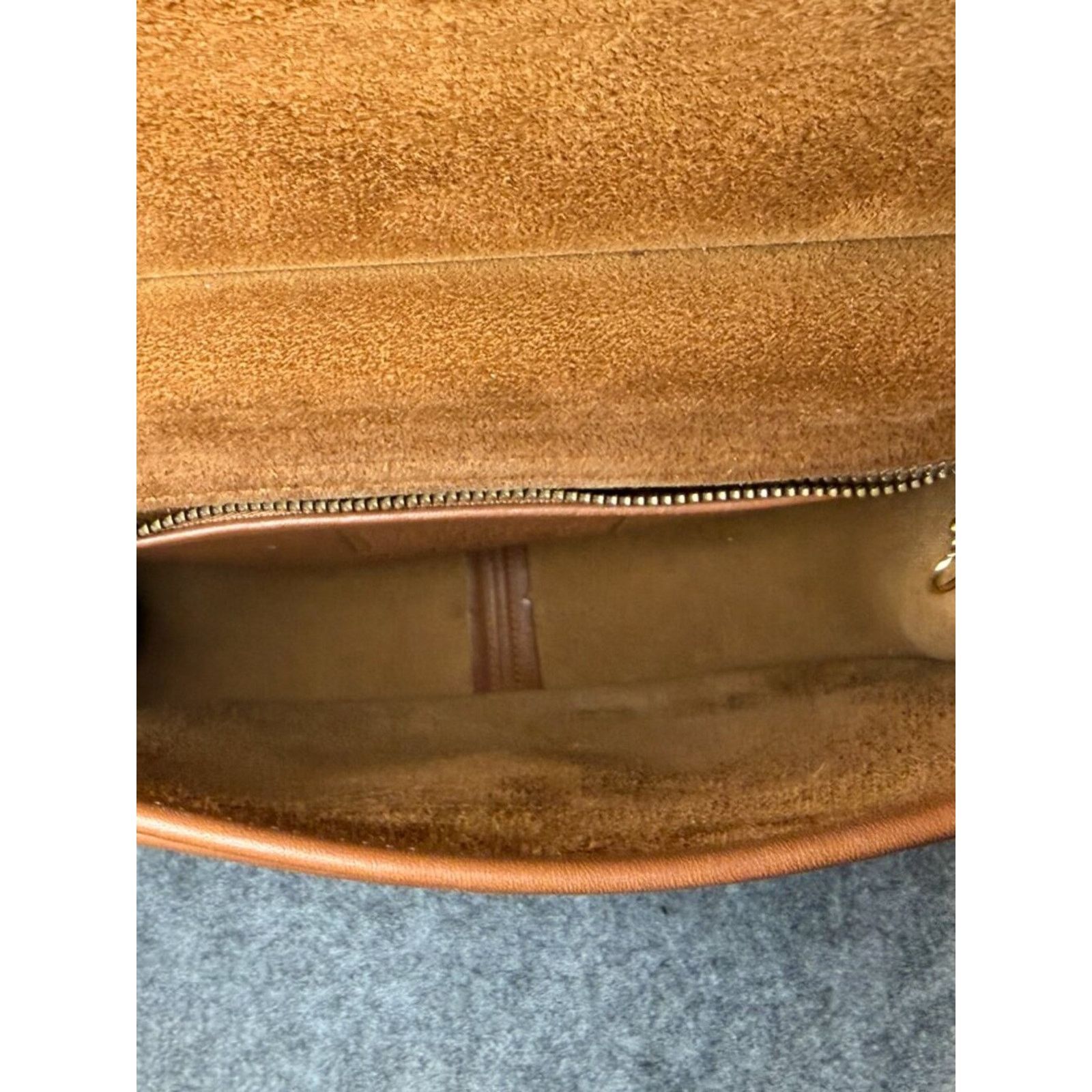 Coach Vintage Coach British Tan Leather Crossbody Messenger Bag Size ONE SIZE - 7 Thumbnail