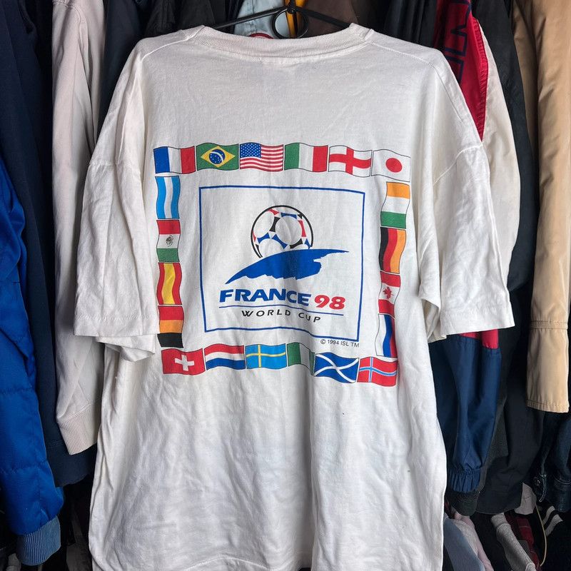 Vintage tshirt FIFA world cup France 1998 98 XL rare vintage grail Size US XL / EU 56 / 4 - 1 Thumbnail