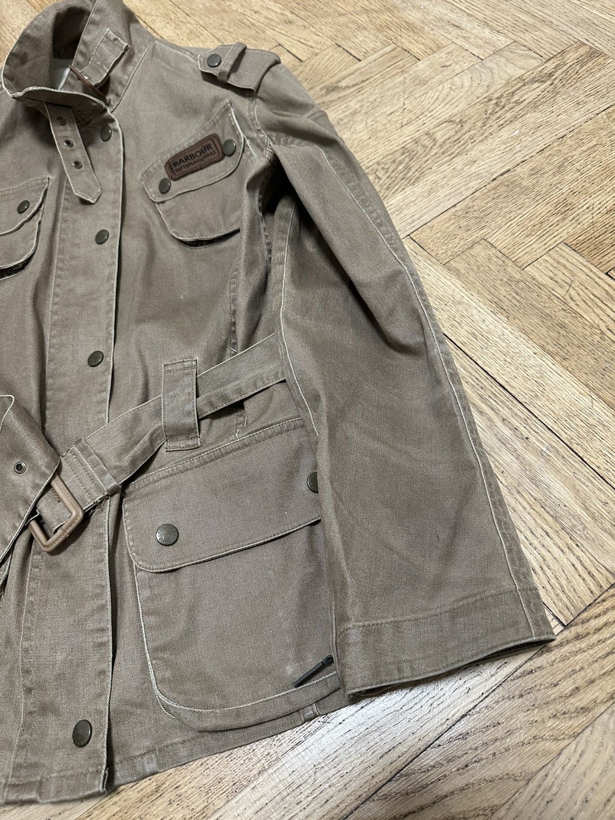 Barbour Barbour International Women’s Khaki Jacket Size M Size M / US 6-8 / IT 42-44 - 17 Thumbnail