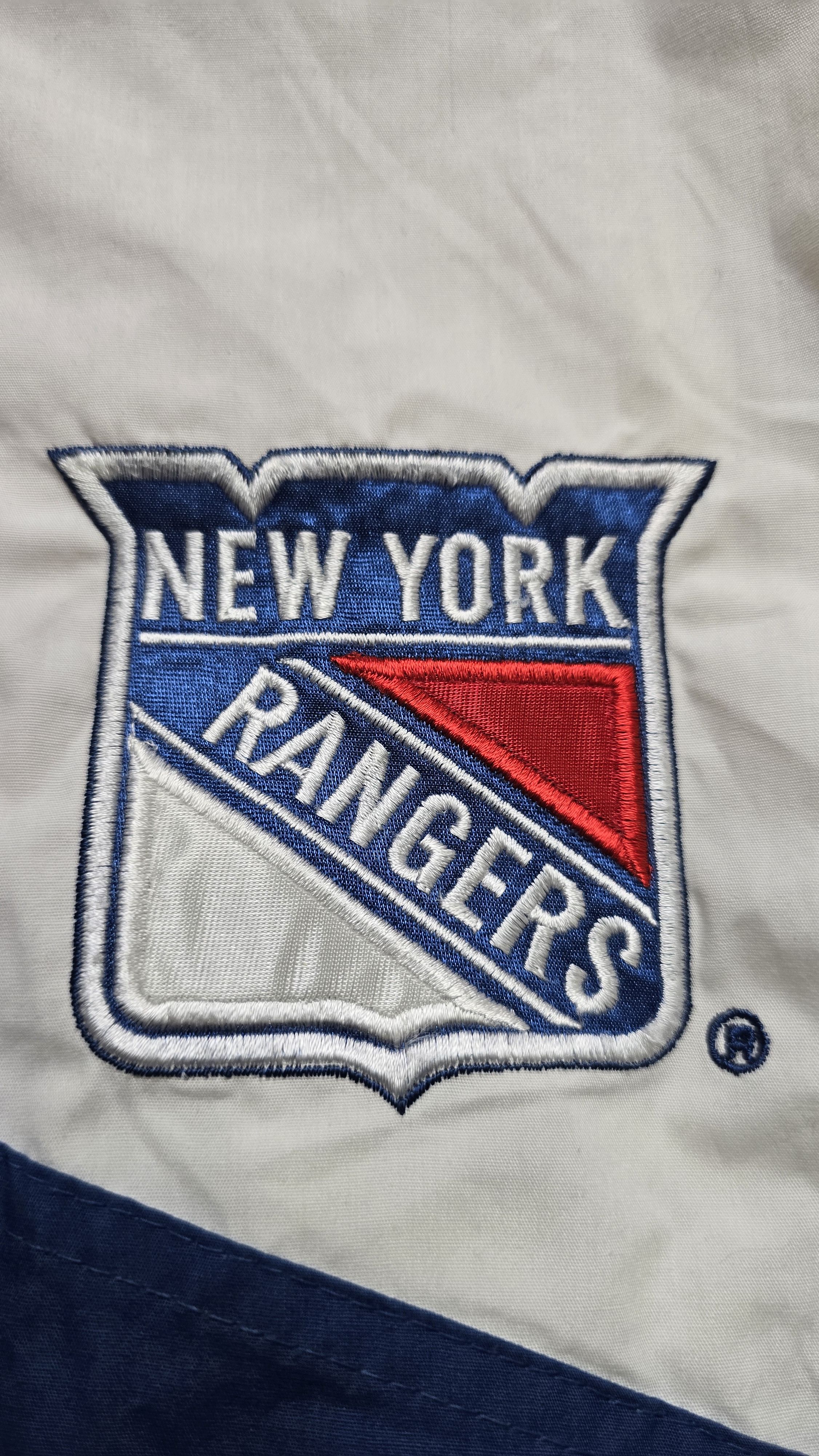 Pro Player Rare Vintage 90's NHL New York Rangers Light Jacket Big Logo Size US M / EU 48-50 / 2 - 14 Thumbnail