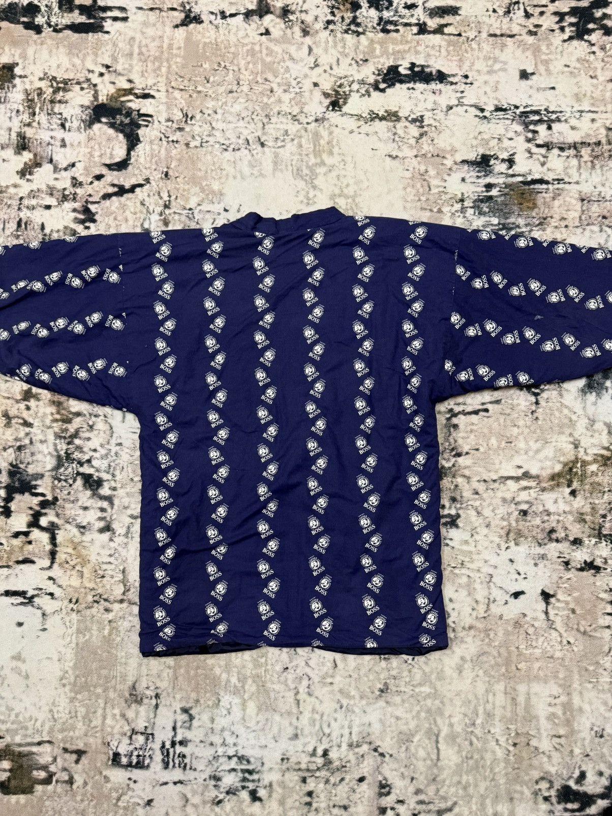 Japanese Brand Vintage Coffee Boss Fullprint Double Pocket Robe/Kimono Size US M / EU 48-50 / 2 - 8 Thumbnail