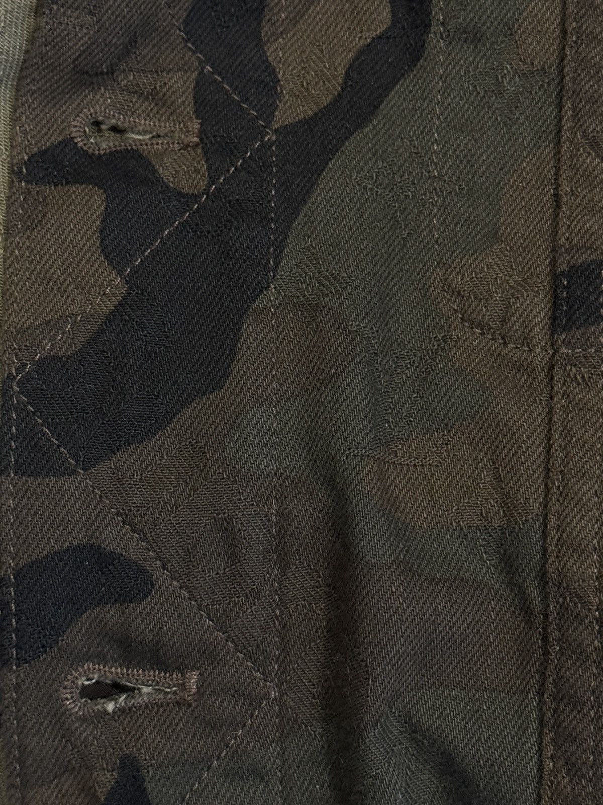 Louis Vuitton × Supreme Louis Vuitton Supreme Camouflage Denim Trucker Jacket Size US L / EU 52-54 / 3 - 9 Thumbnail