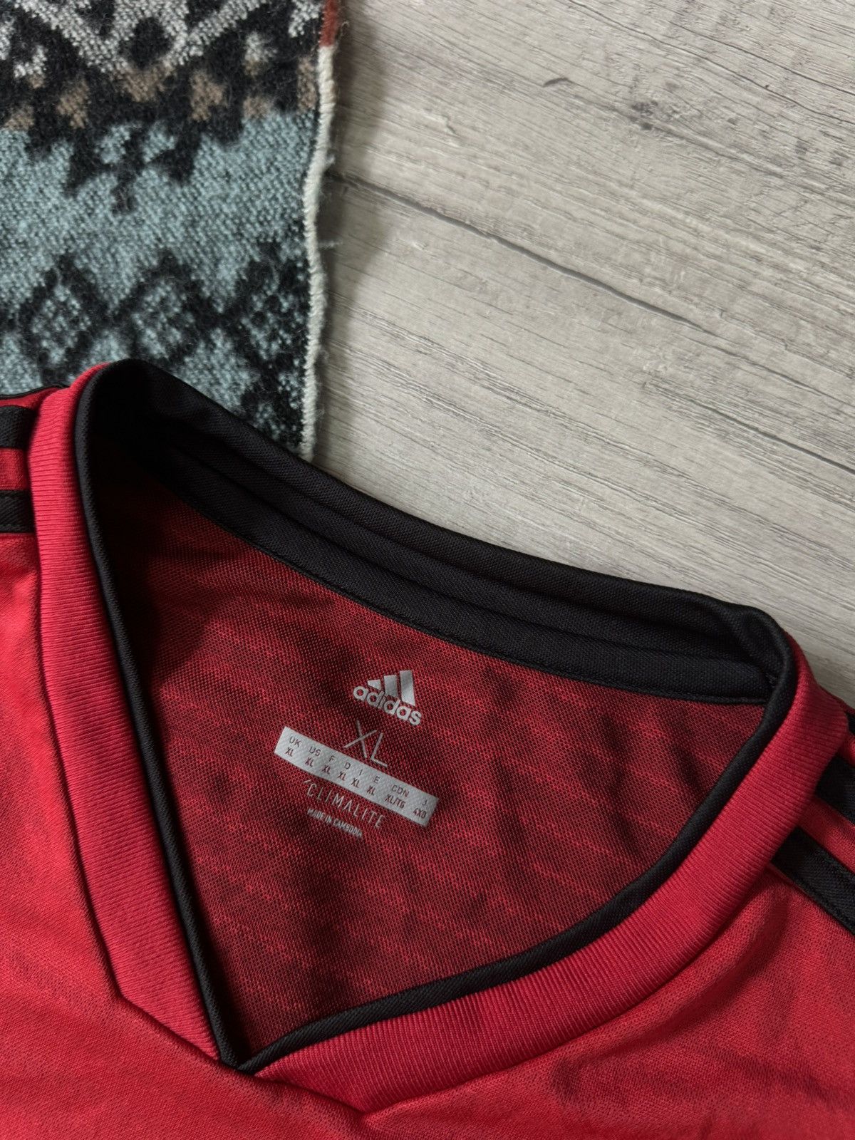 Adidas Manchester United Adidas 2018/2019 Home Football Jersey Size US XL / EU 56 / 4 - 4 Thumbnail