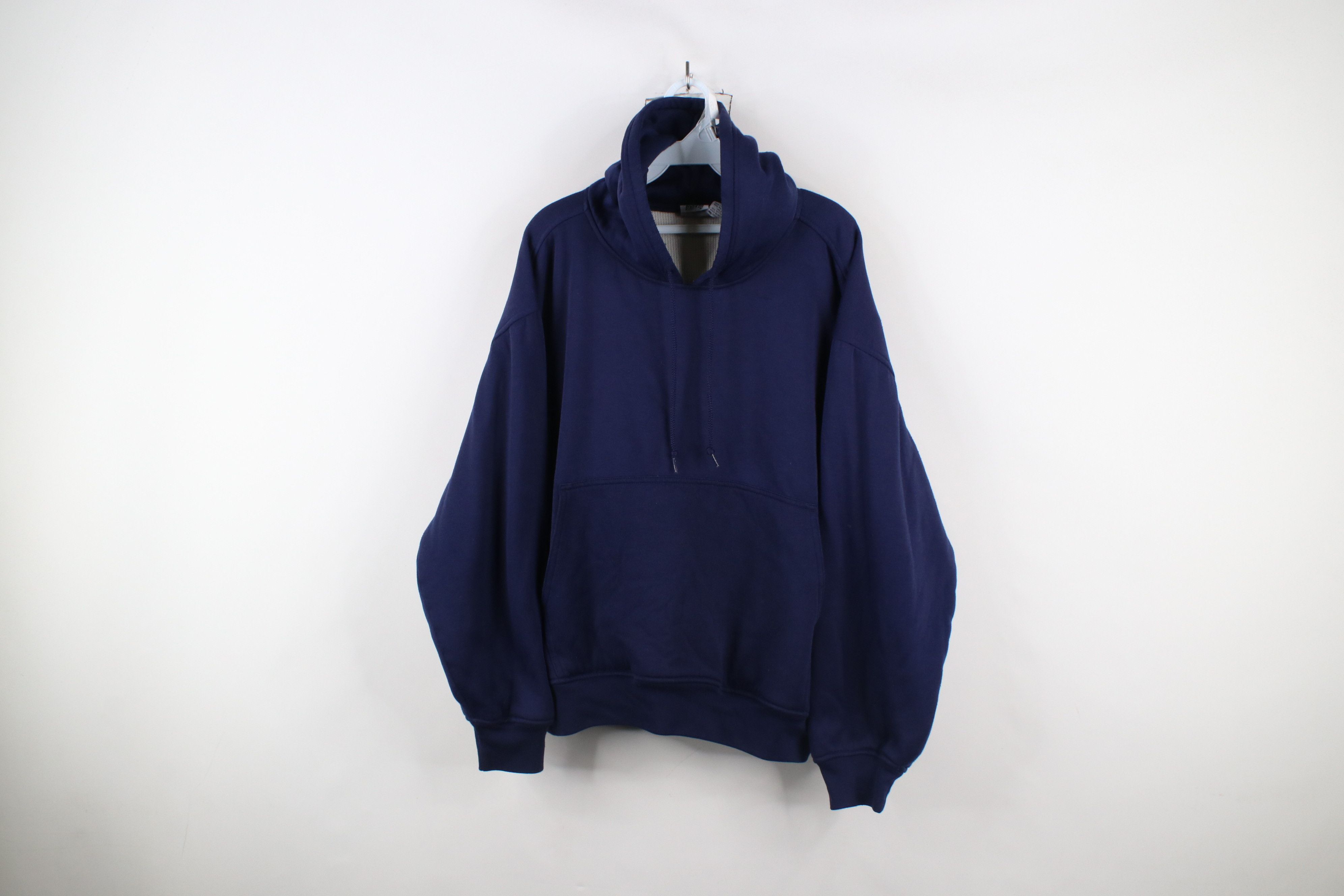 Vintage Vintage 90s Streetwear Double Lined Hoodie Sweatshirt Size US XL / EU 56 / 4 - 1 Thumbnail