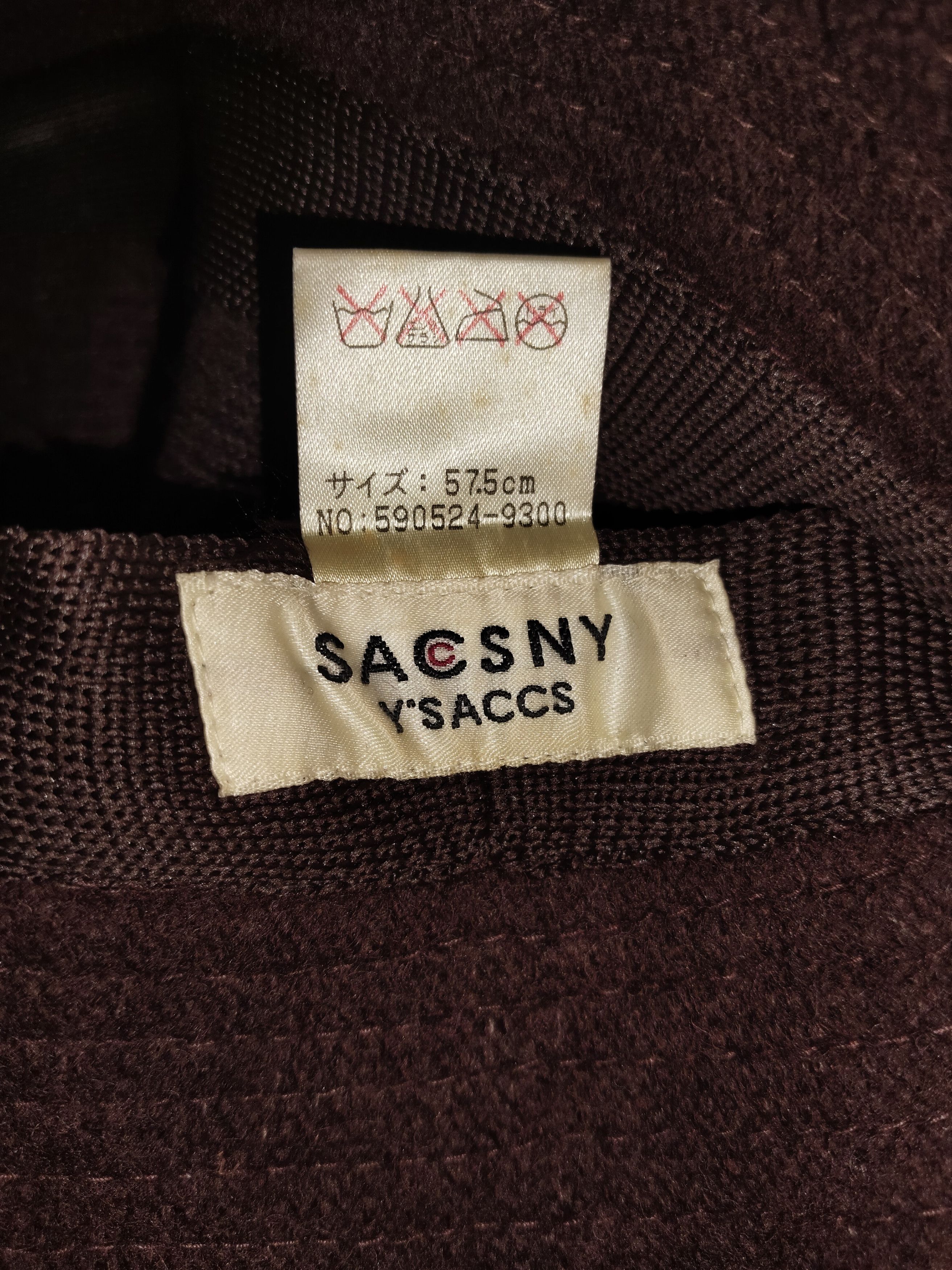 Yohji Yamamoto Y'SACCS SACSNY Plain Bucket Hat Size ONE SIZE - 5 Thumbnail